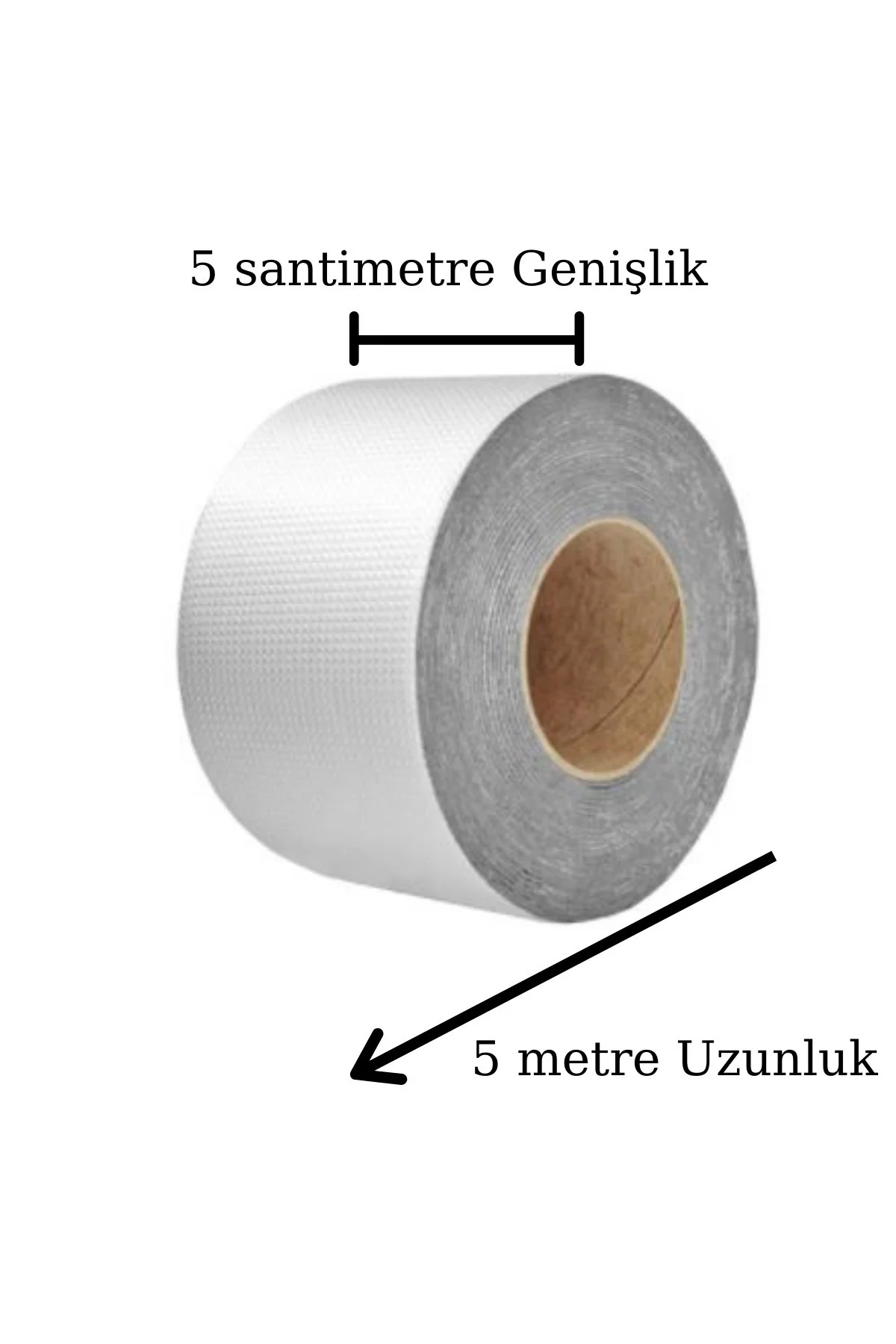 Yüksek Sıcaklık Dayanan Su Geçirmez Çatı Boru Duvar Çatlak Onarıcı Yapışkan Bant Folyo 5 cm (4741) - Just Cheap Store Görsel 3
