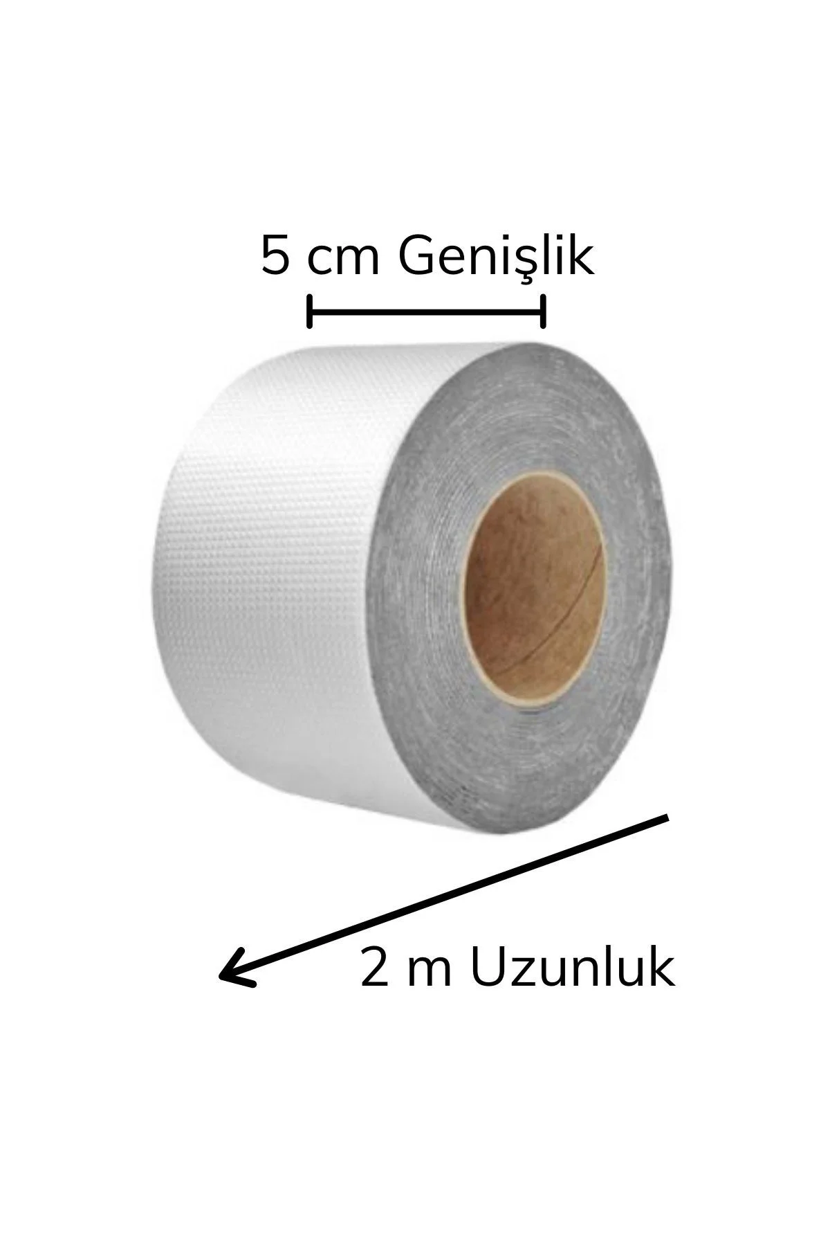 2 Mt Yüksek Sıcaklık Dayanan Su Geçirmez Çatı Duvar Çatlak Onarıcı Yapışkan Bant Folyo 5 Cm (4741) - Just Cheap Store Görsel 3