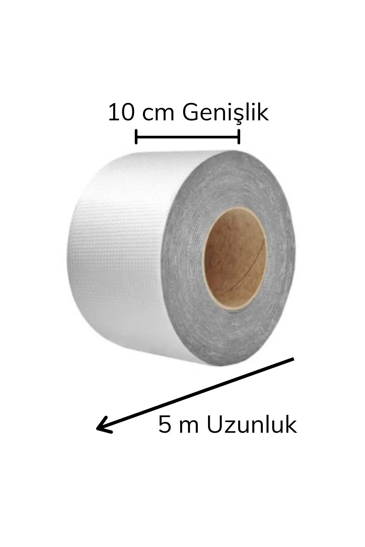 Yüksek Sıcaklık Dayanan Su Geçirmez Çatı Boru Duvar Çatlak Onarıcı Yapışkan Bant Folyo 10 cm (4741) - Just Cheap Store Görsel 3