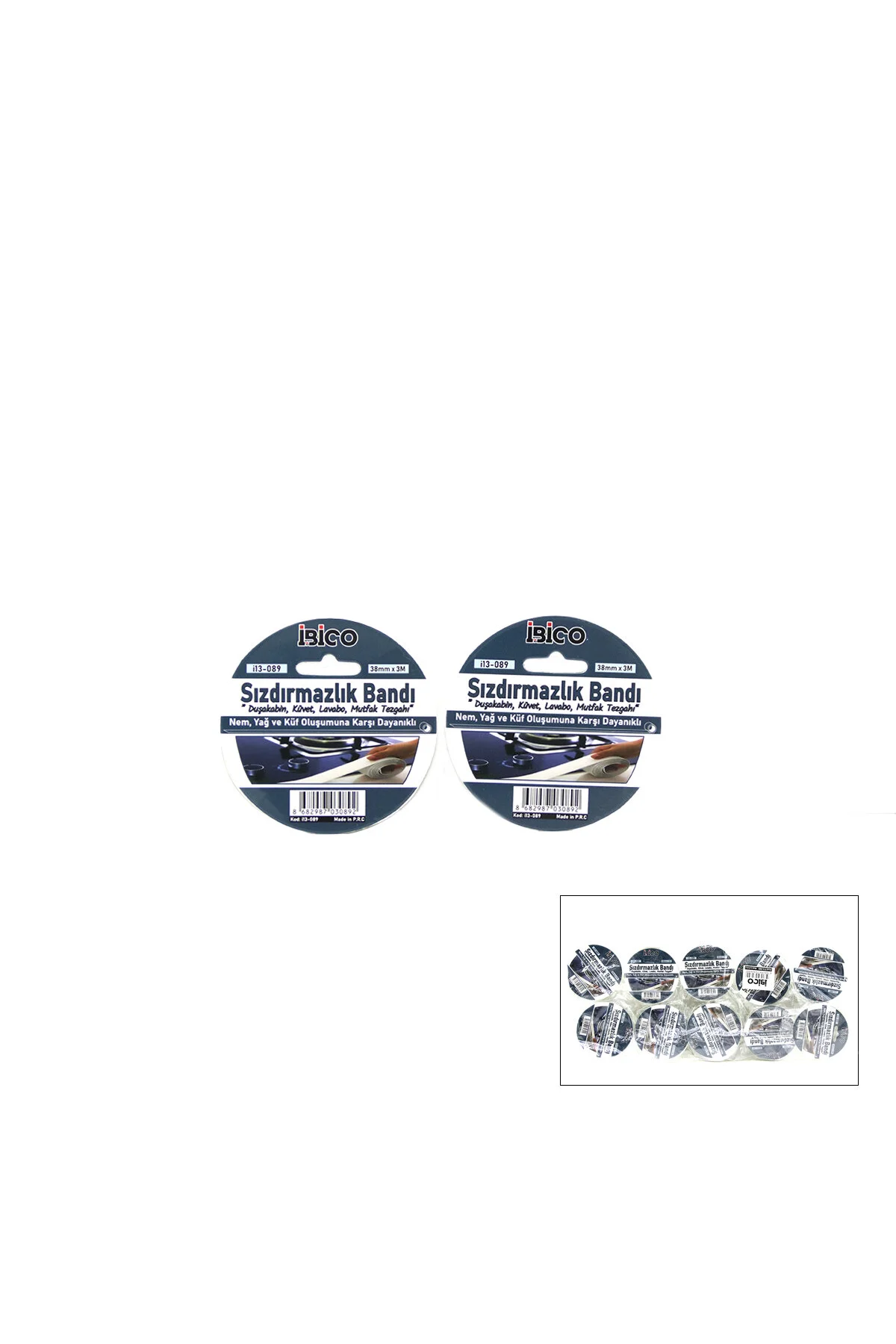 10 ADET 38MMX3MT SU SIZDIRMAZ BANT BEYAZ (4741) - Just Cheap Store Görsel 2
