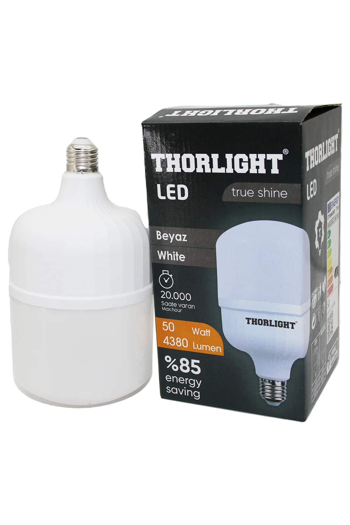 THORLIGHT 50W E27 TORCH T-SHAPE BEYAZ LED AMPUL T-50B