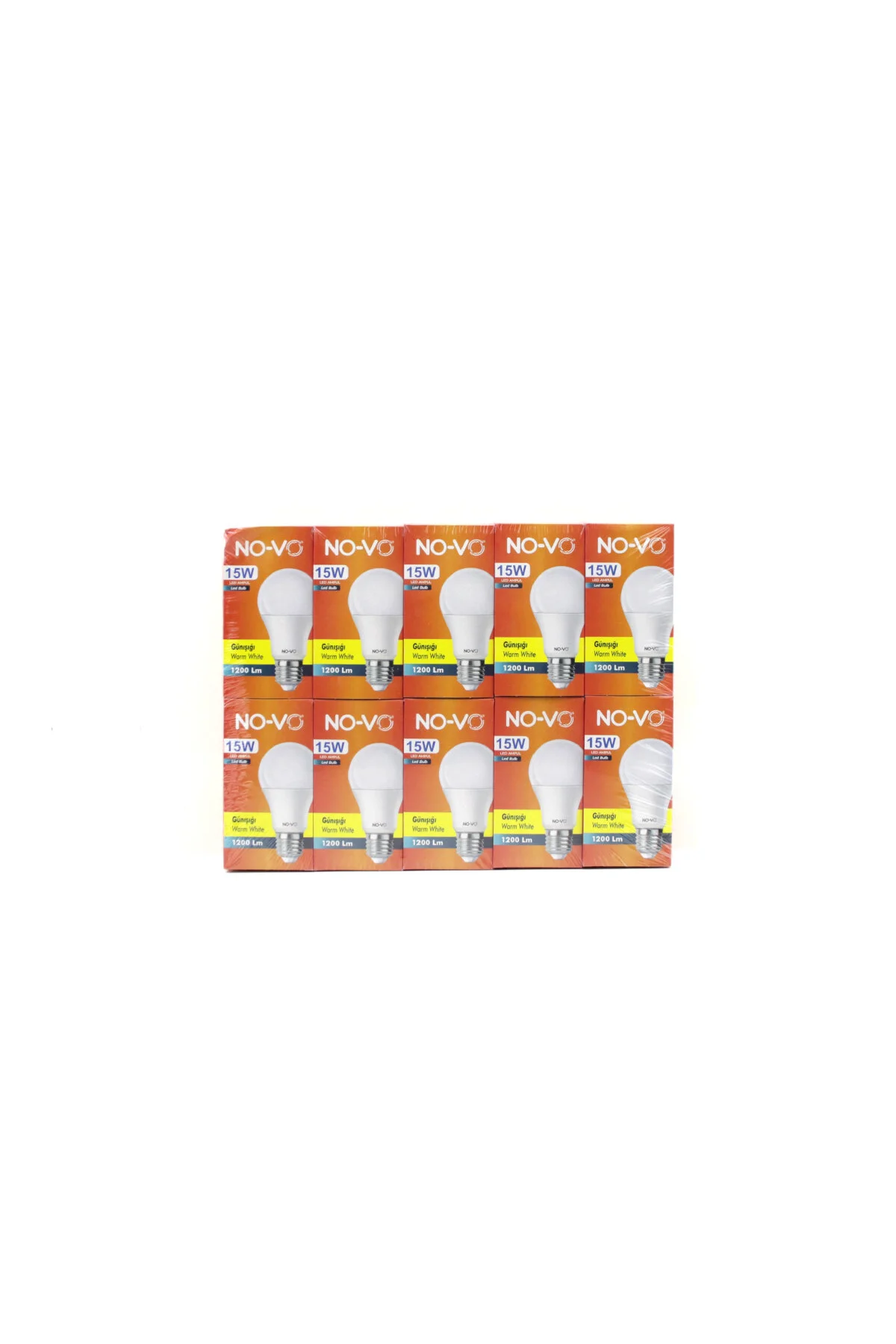 10 ADET 15W GÜN IŞIK LED AMPUL 1200LM 3000K 15.000 SAAT ÖMÜR (4741) - Just Cheap Store Görsel 2