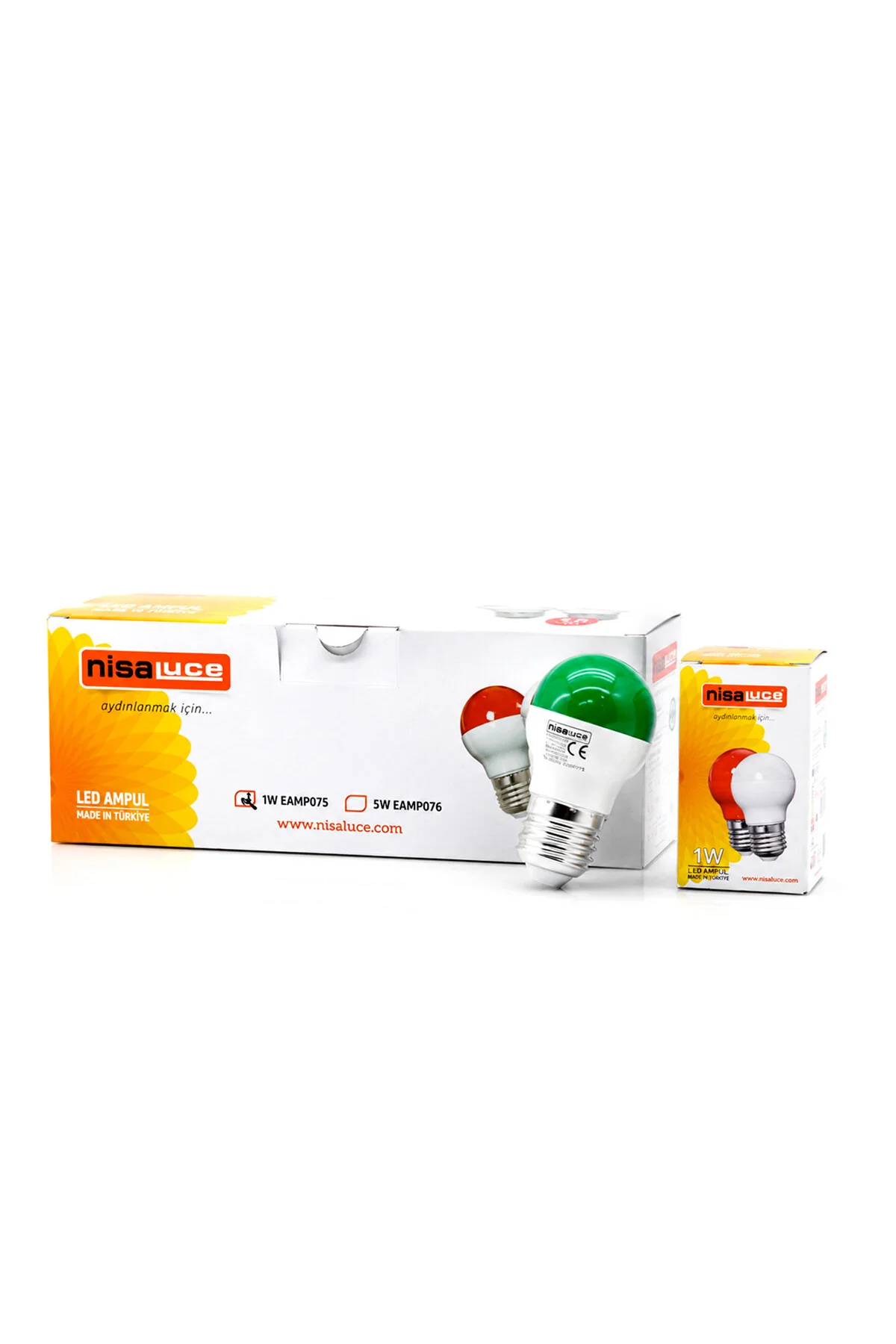 10 ADET 1W E27 YEŞiL YUVARLAK GECE LAMBASI LED AMPUL EAMP-075 (4741) - Just Cheap Store Görsel 2