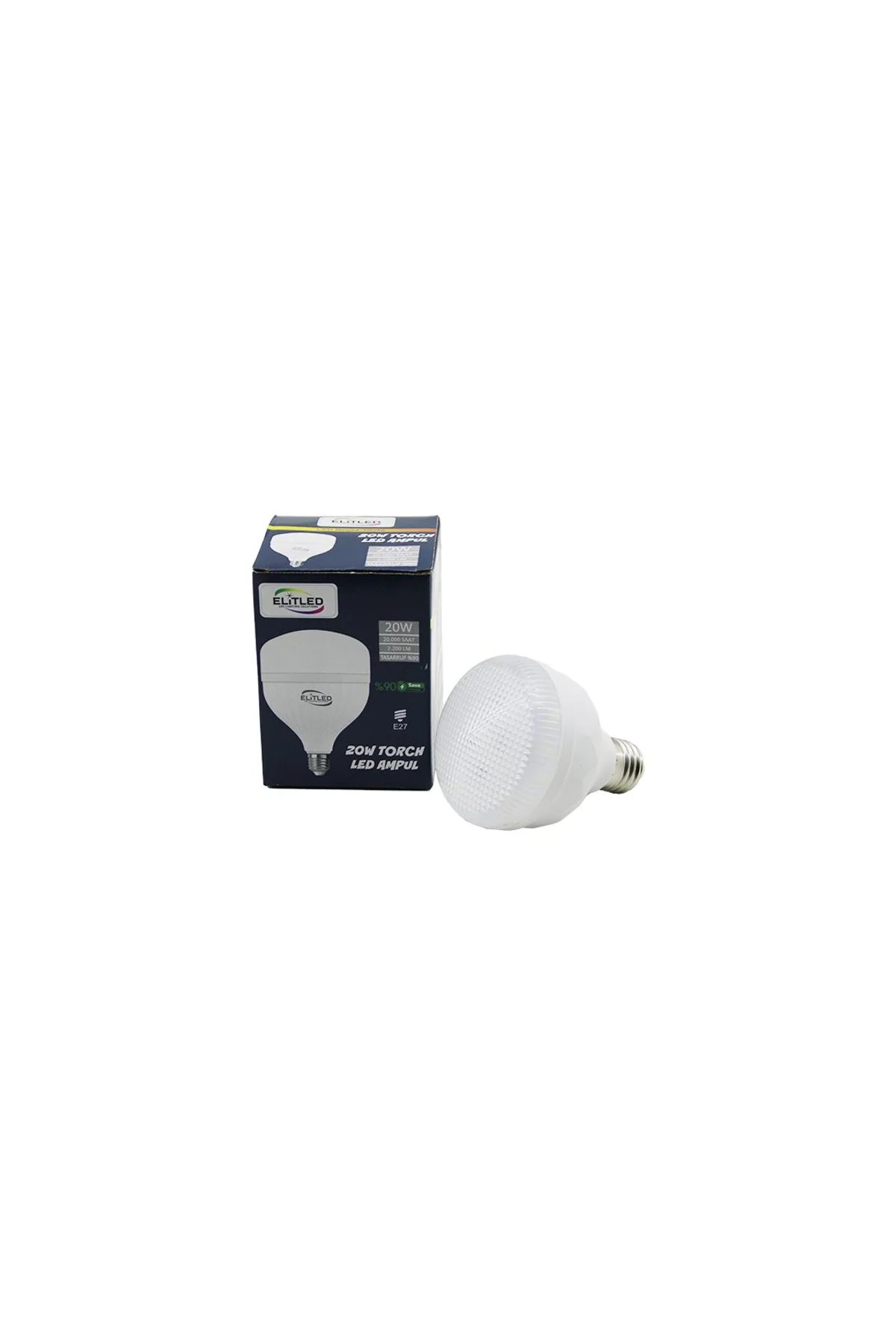 ELİTLED EL-08-Y2 20W TORCH LED BULB AMPUL BEYAZ - 6400K E27 2200 LÜMEN 20.000 SAAT ÖMÜR (4741)