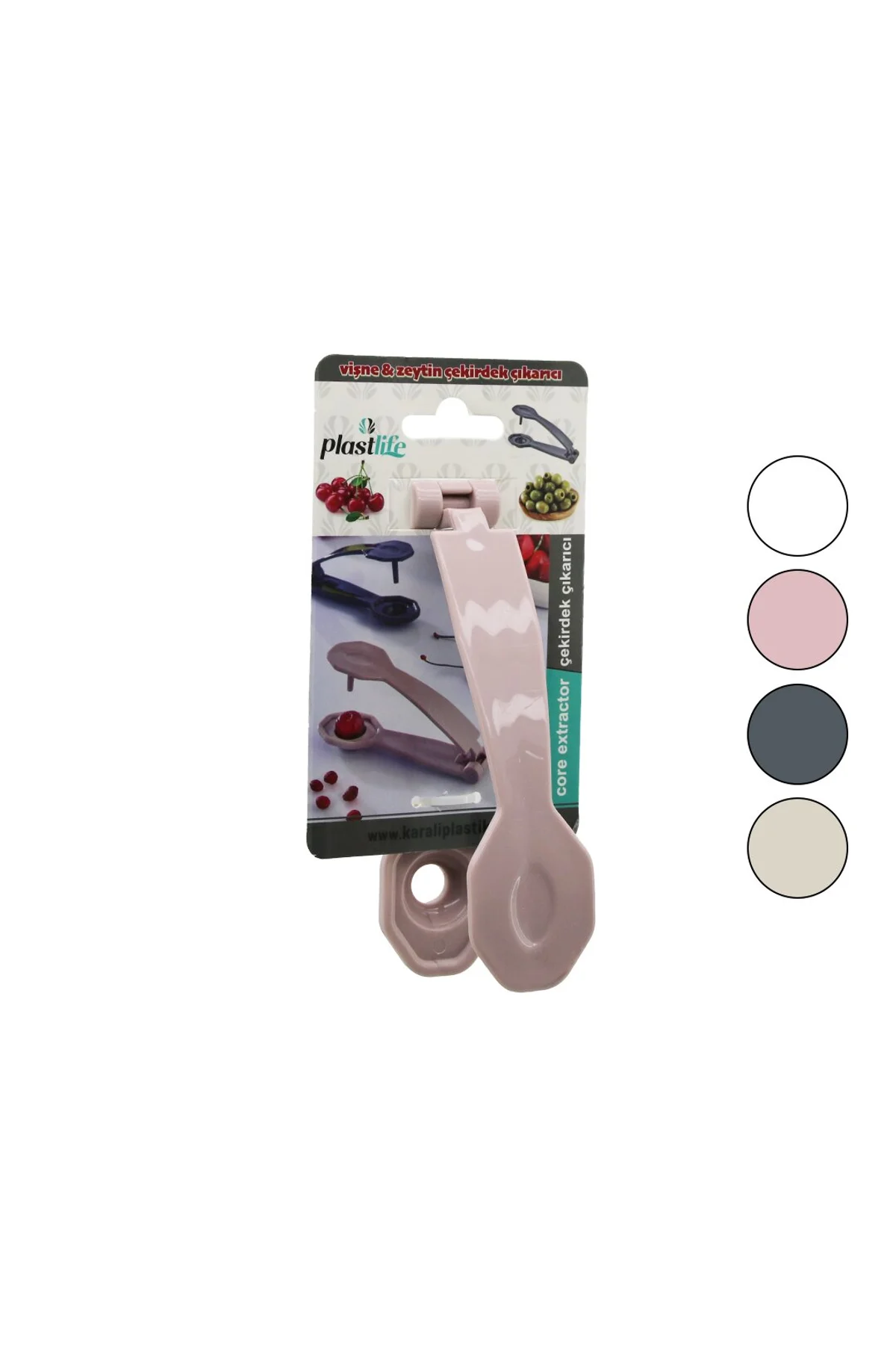 ÇEKİRDEK ÇIKARICI VİŞNE - ZEYTİN VB. RENKLİ PLASTİK (4741)