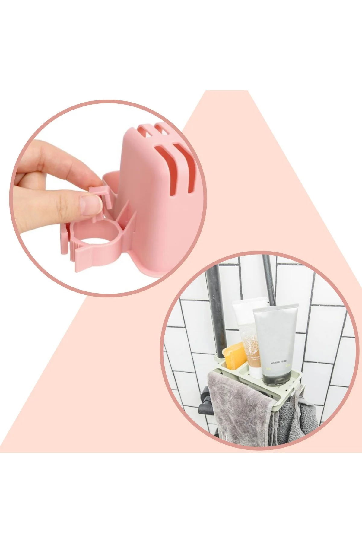 Musluğa Takılan Sünger Havlu Askılı Sabun Hazneli mutfak Banyo Lavabo Düzenleyici Organizer (4741) - Just Cheap Store Görsel 5