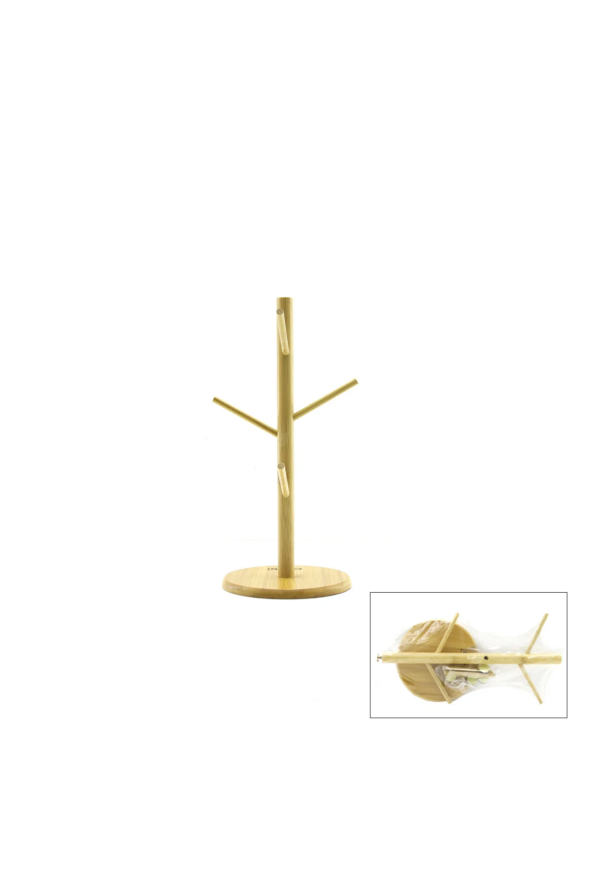 MİX ALTLIK =YUVARLAK - KARE BARDAK - FİNCAN ASACAK BAMBU - AHŞAP 35CM (4741)