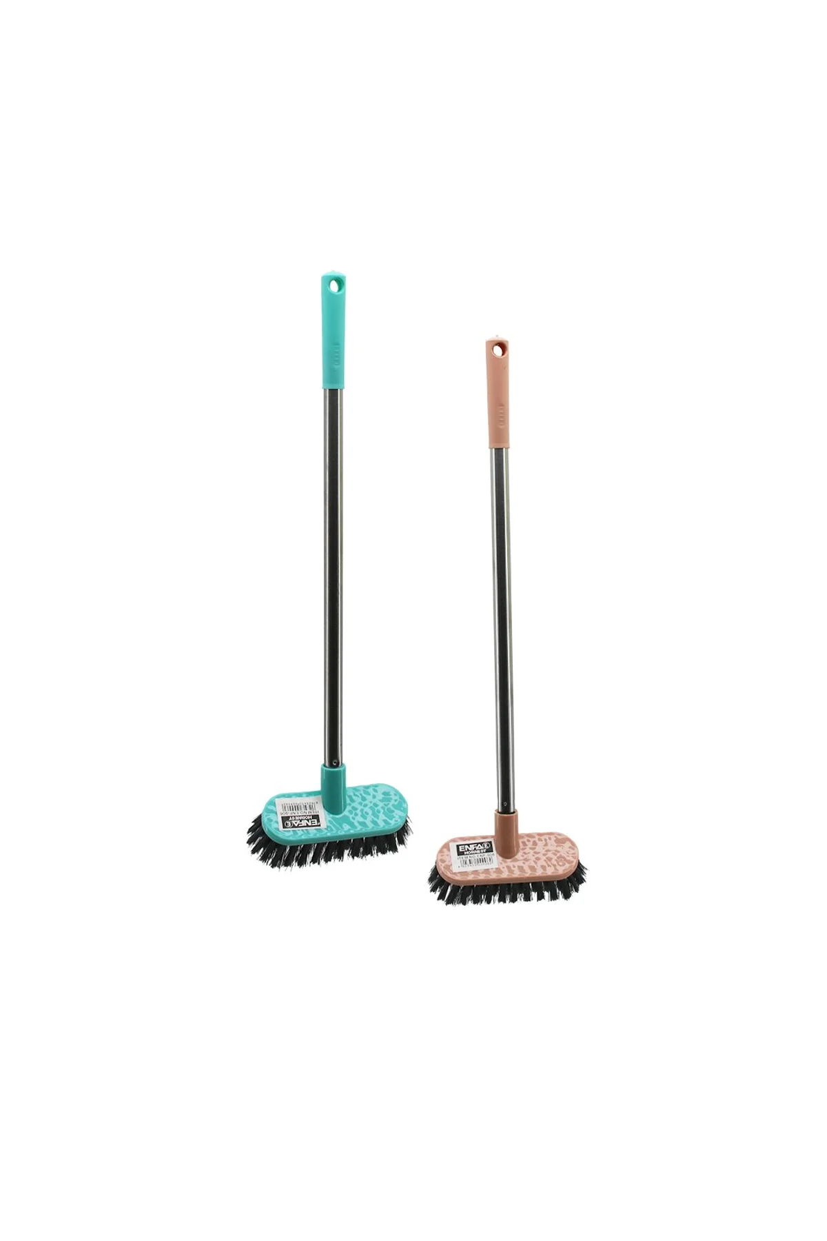 MİNİ TEMİZLİK FIRÇASI ORTA SERT KILLAR METAL SAPLI=40CM - 4.5X12.5CM (4741)