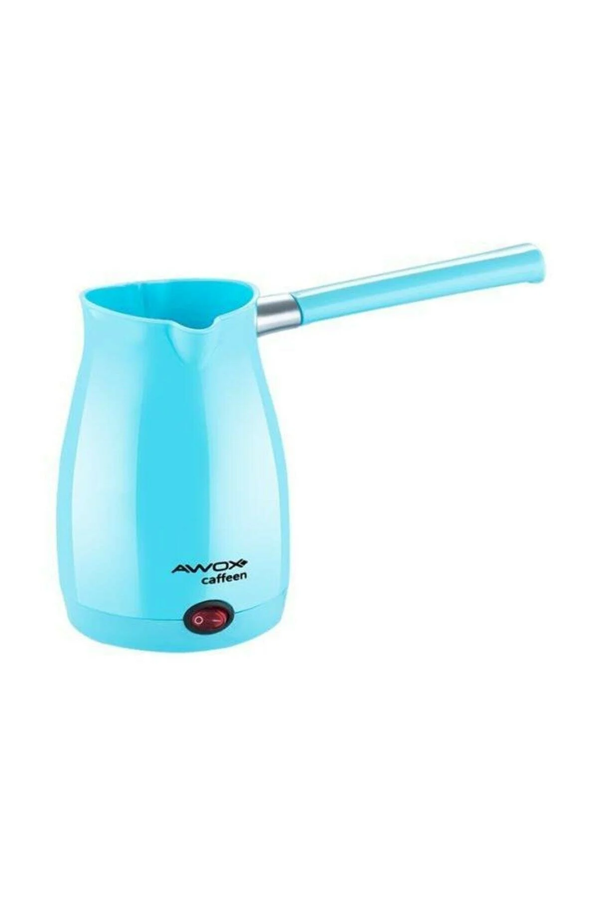 AWOX CAFFEEN MAVİ ELEKTRİKLİ CEZVE TÜRK KAHVESİ MAKİNESİ PLASTİK ÇİFT AĞIZ 0.4LT - 5 FİNCAN 1000W (4