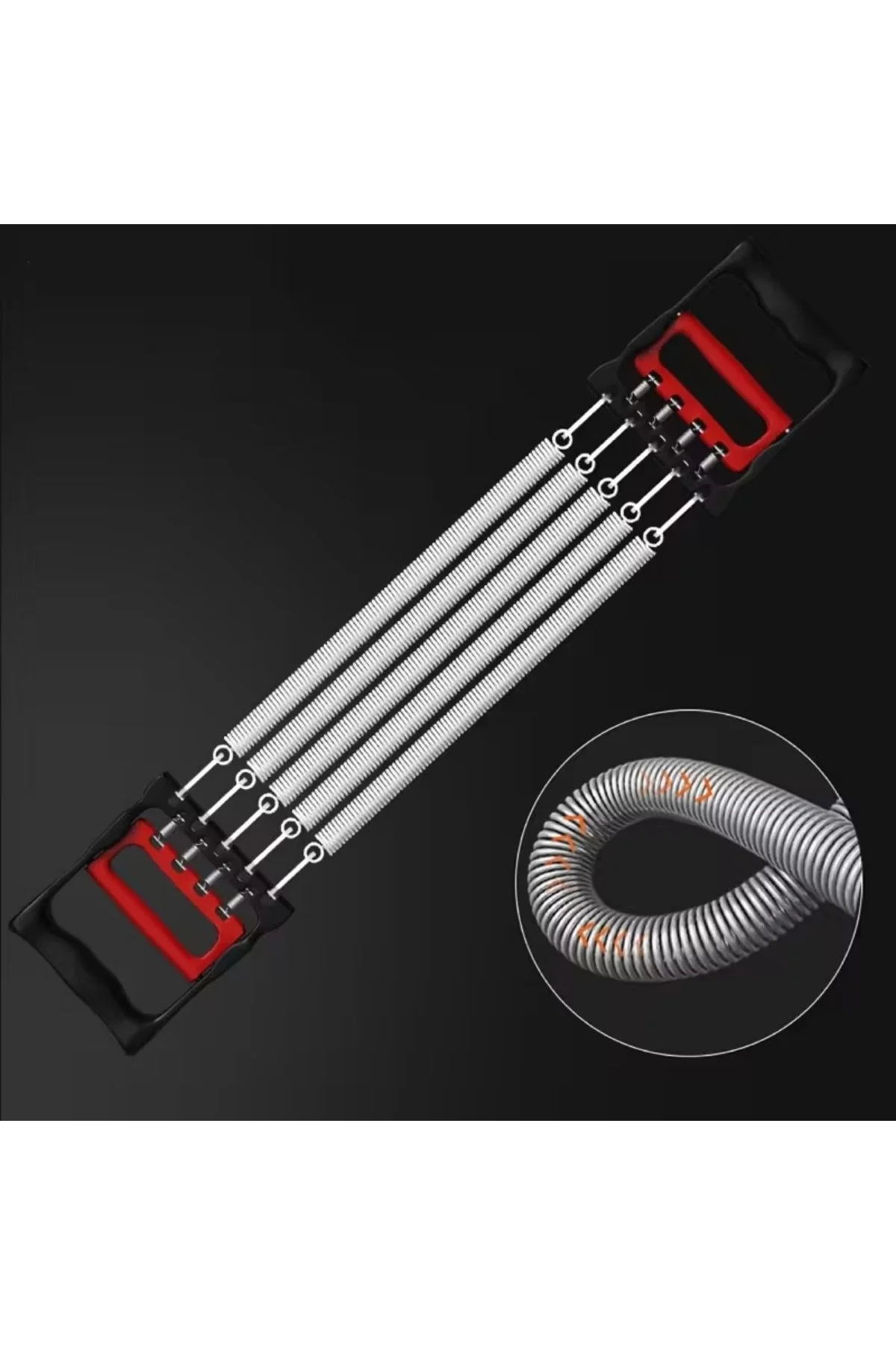 Göğüs Genişletme ve Kuvvet Egzersiz Aleti – 5 Yaylı 5 Kademeli Ayarlanabilir Fitness ve Kuvvet Antre - Just Cheap Store Görsel 2
