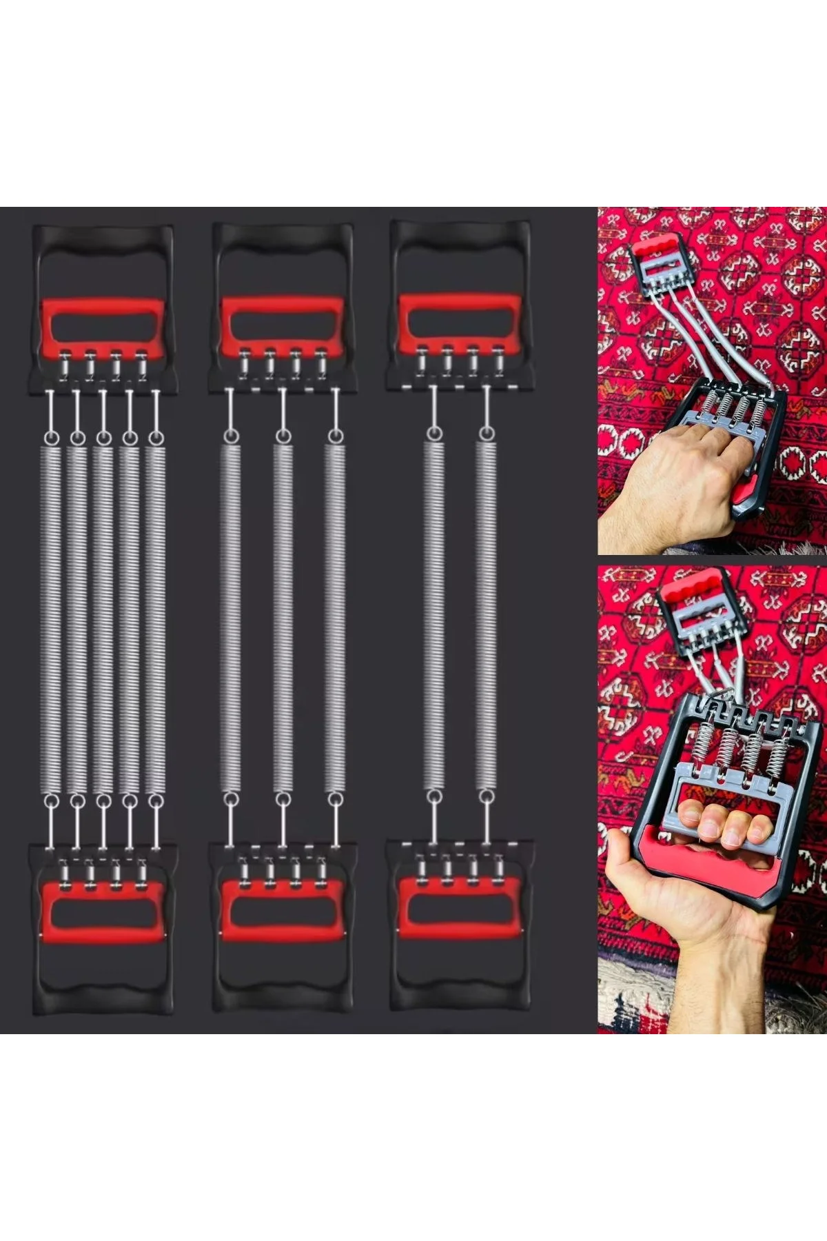 Göğüs Genişletme ve Kuvvet Egzersiz Aleti – 5 Yaylı 5 Kademeli Ayarlanabilir Fitness ve Kuvvet Antre - Just Cheap Store Görsel 4