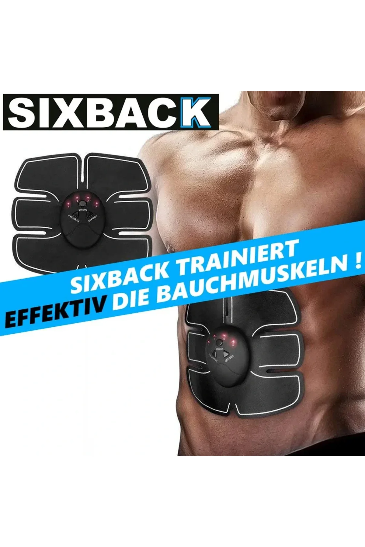 Smart Fitness Body Sixpad Ems Kol Bacak Karın Kas Geliştirici Spor Aleti (4741)