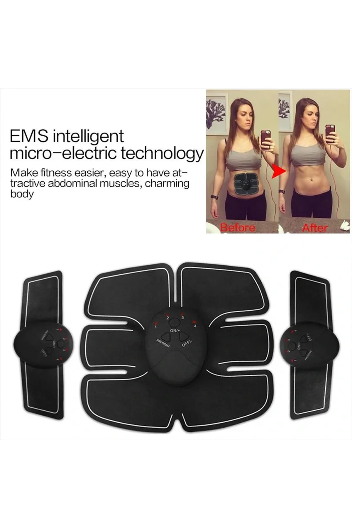 Smart Fitness Body Sixpad Ems Kol Bacak Karın Kas Geliştirici Spor Aleti (4741) - Just Cheap Store Görsel 4