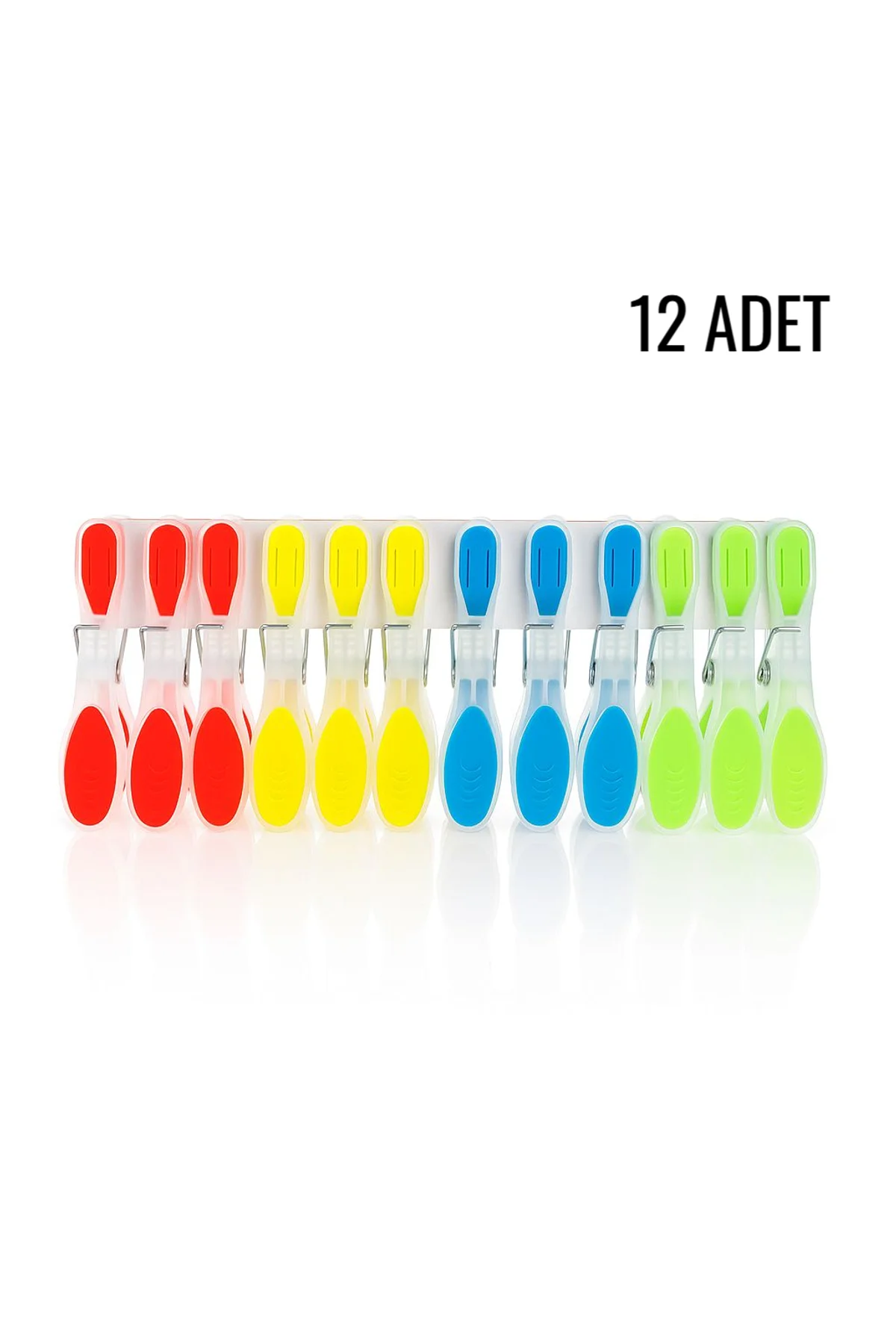 İz Bırakmayan Silikon Mandal 12 li (4741) - Just Cheap Store Görsel 2