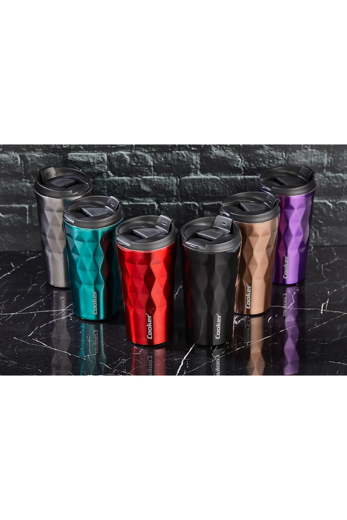 CKR-2048 350ML.ÇELİK MUG TERMOS BARDAK RENKLİ (4741)