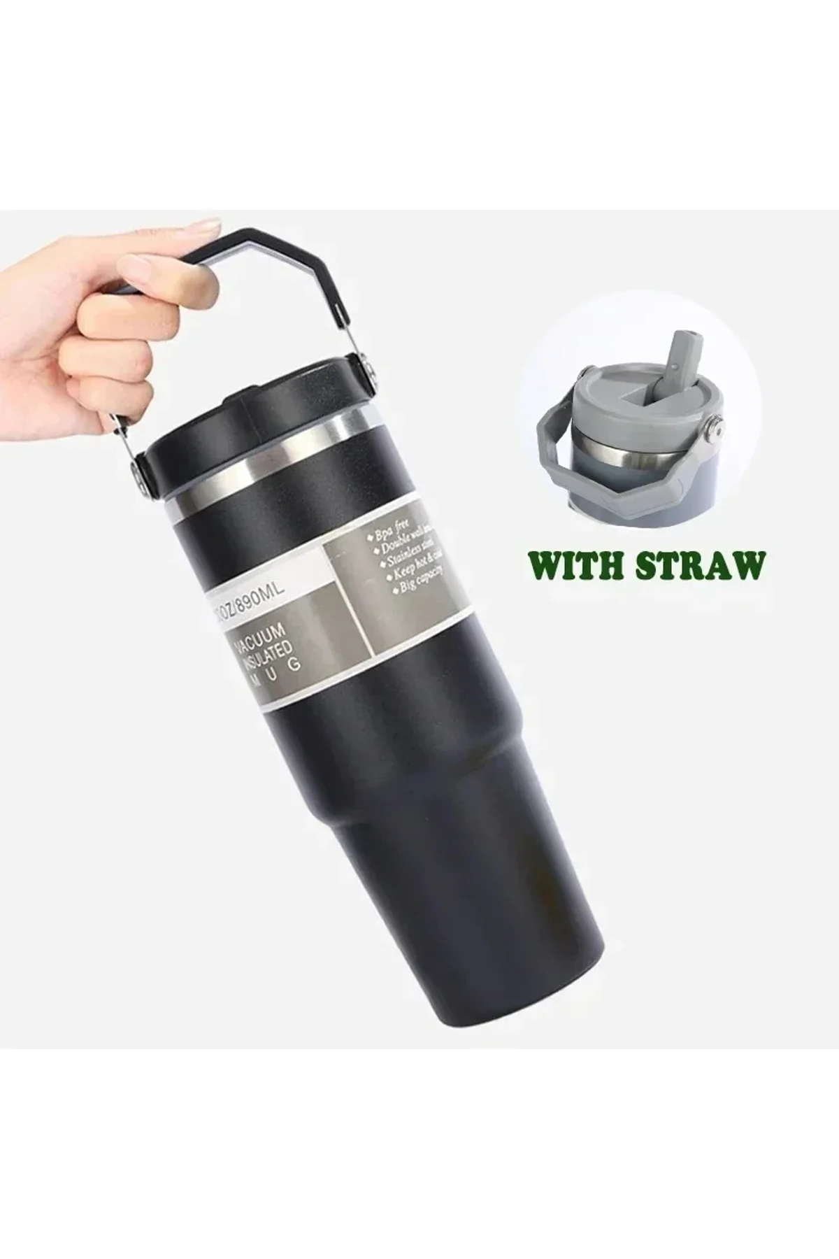 Termos 900 ML Pipetli Termos Bardak (4741)