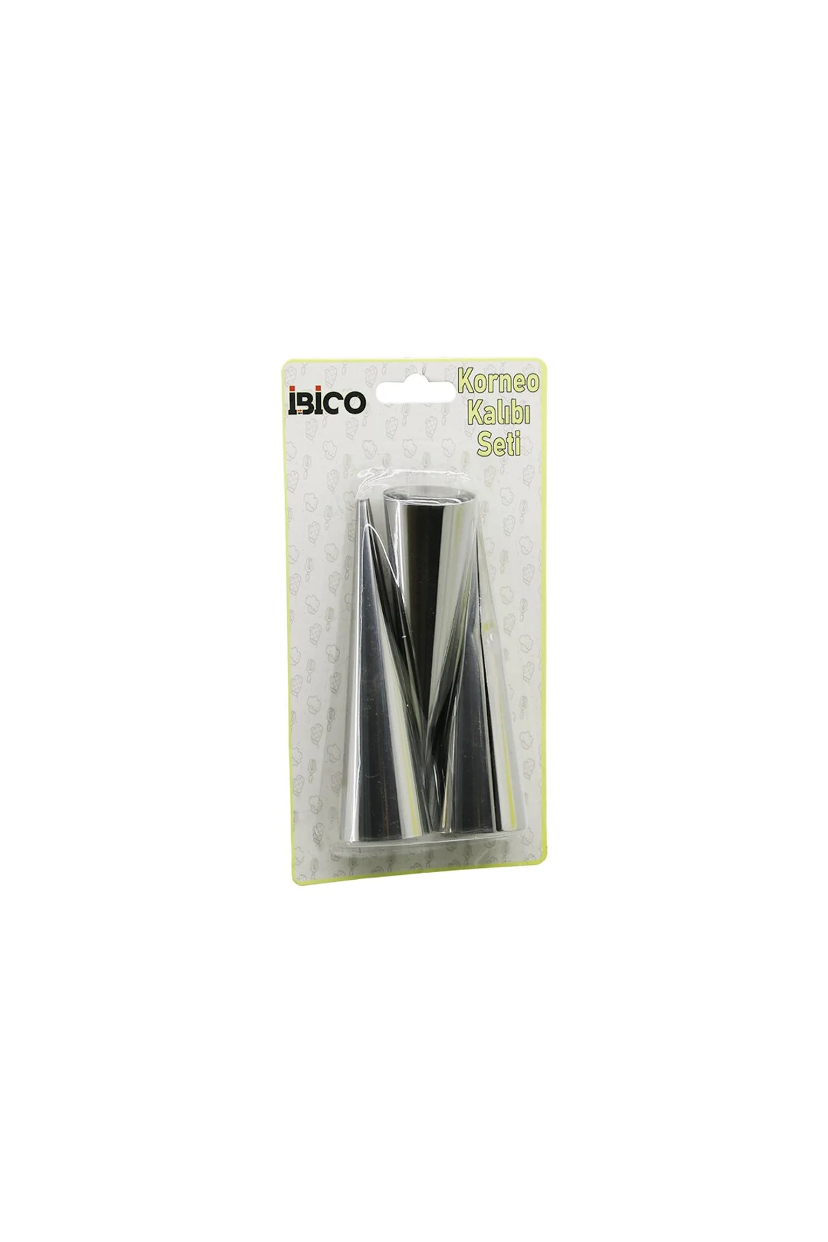 3PCS METAL KORNEO KALIP - PASTA DEKORASYON APARATI ÇAP:3.4CM X UZUNLUK:12CM BRKT-921602 (4741)