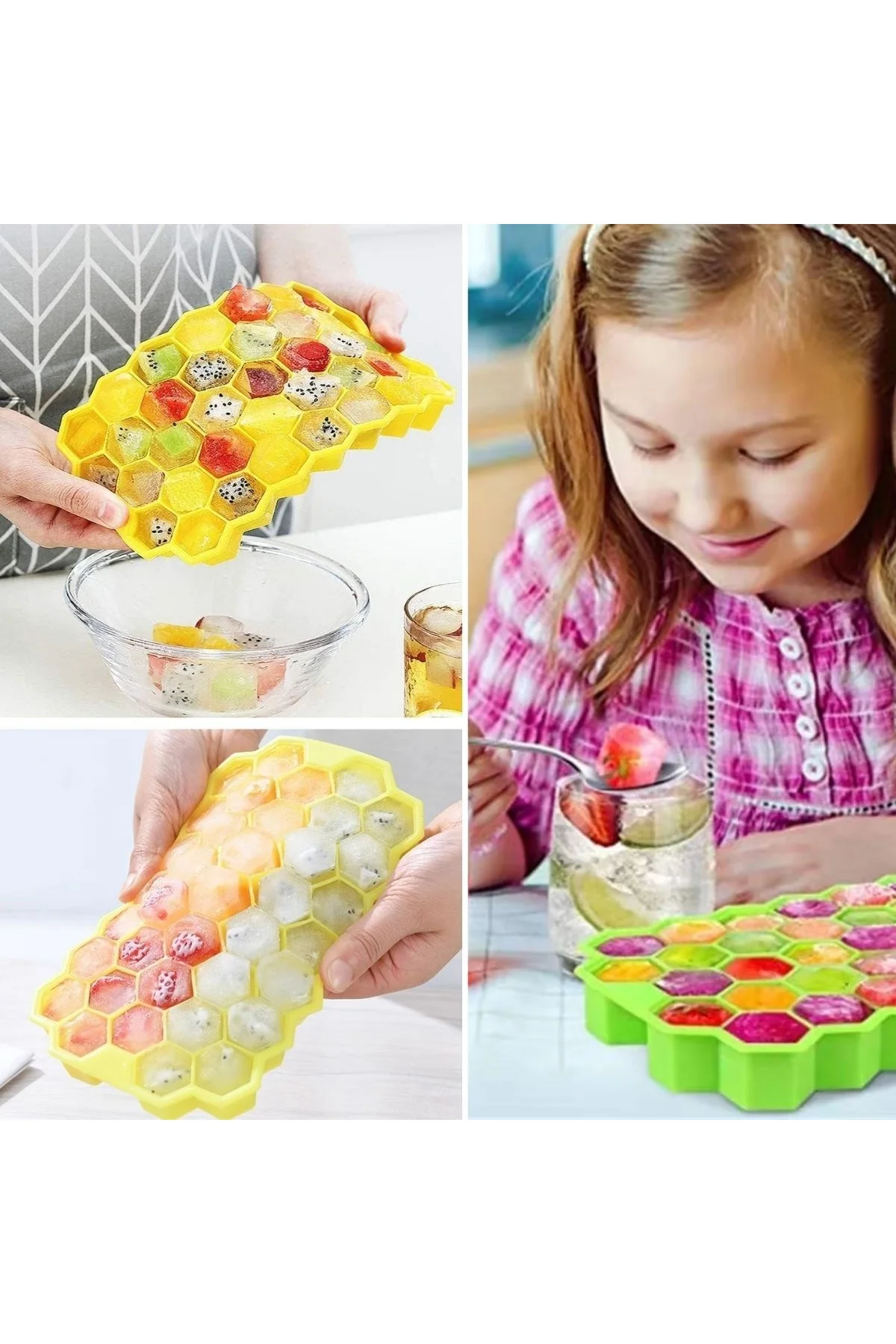 37 Bölmeli Slikon Petek Şeklinde Buz Kalıbı (4741) - Just Cheap Store Görsel 3