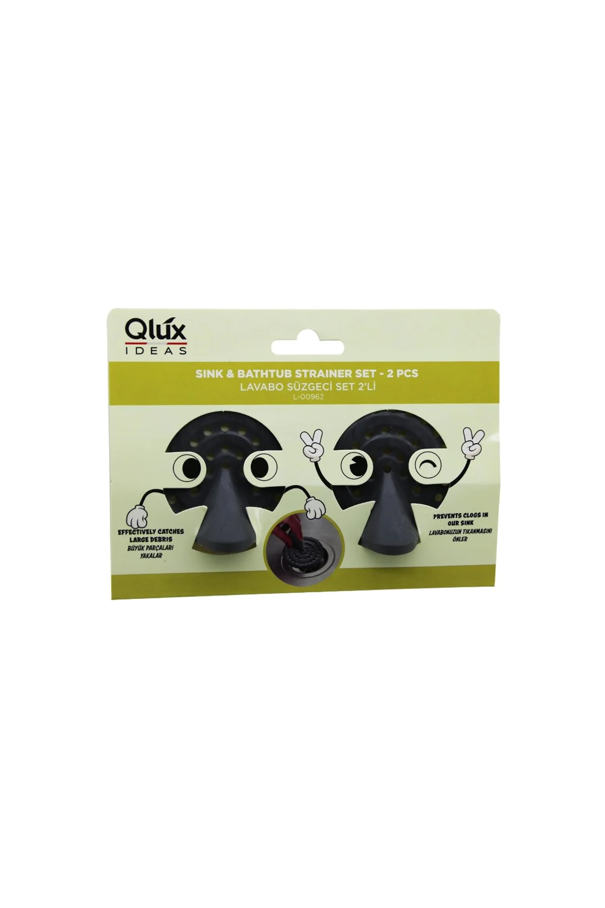 QLUX L-00962 2PCS LAVABO SÜZGEÇ SET (4741)