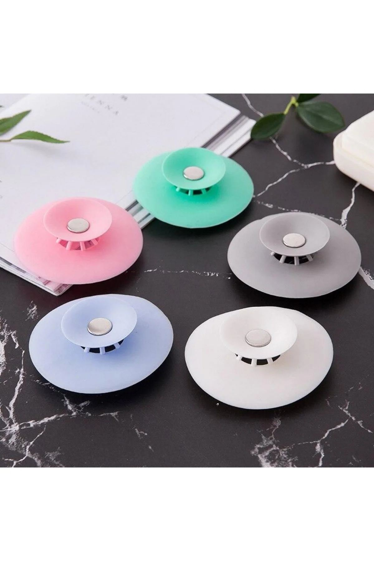Silikon Malzeme Banyo Mutfak Gider Evye Lavabo İçine Çöp Tıpası Kaydırmaz Süzgeç Çeşitleri Modelleri - Just Cheap Store Görsel 2