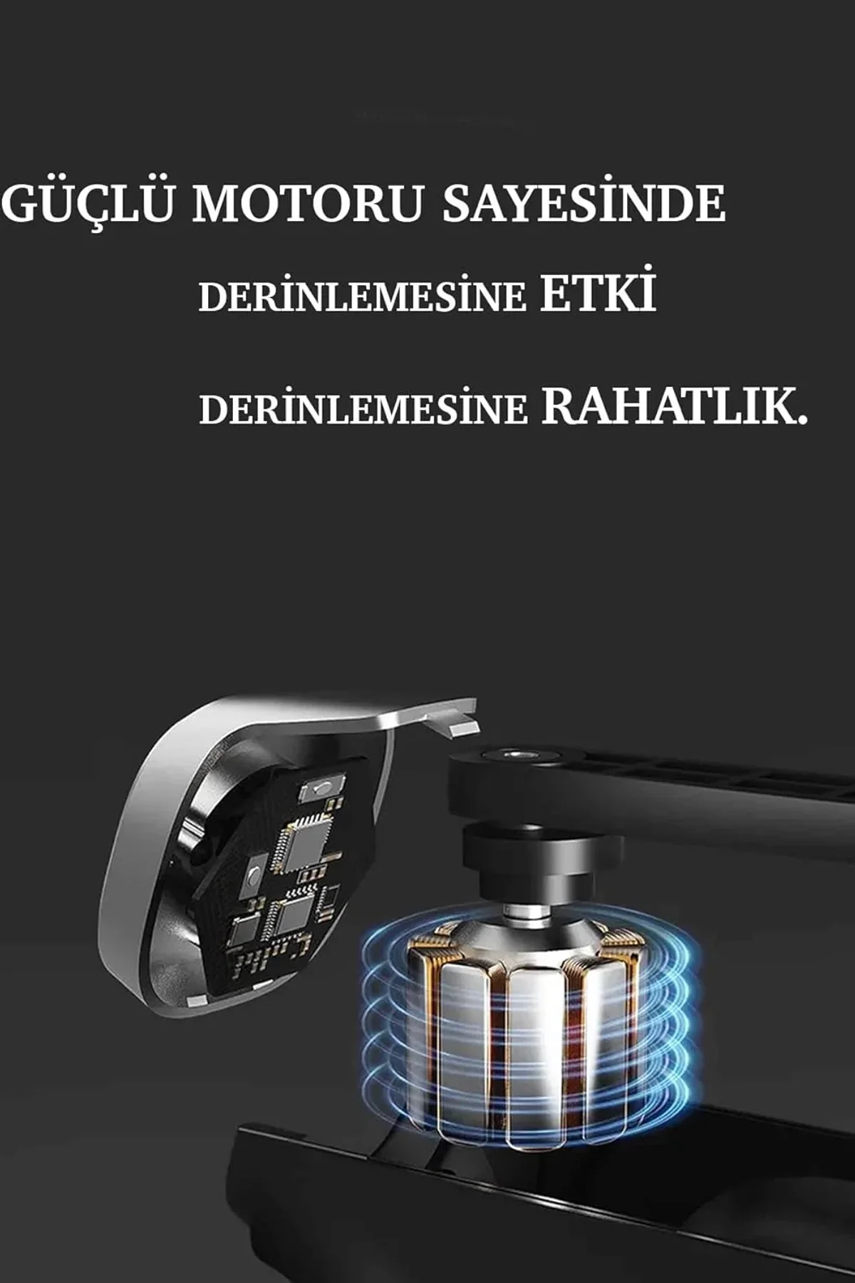 Mini Profesyonel Şarjlı Masaj Aleti 4 Başlıklı KH-800 (4741) - Just Cheap Store Görsel 3