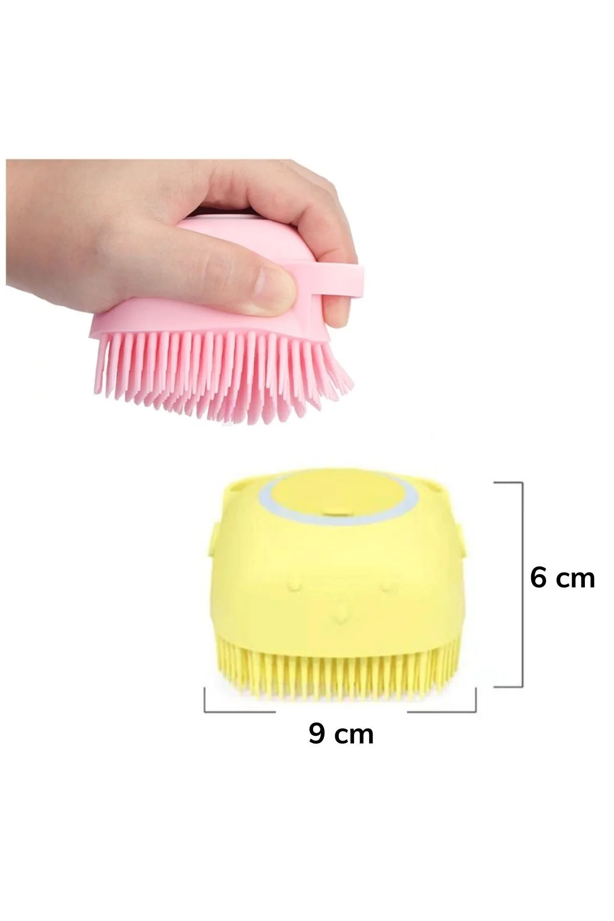 Yumuşak Silikon Malzemeli Esnek Jel Hazneli Masaj Fonksiyonlu Etkili Banyo Duş Kese Lifi (4741) - Just Cheap Store Görsel 4