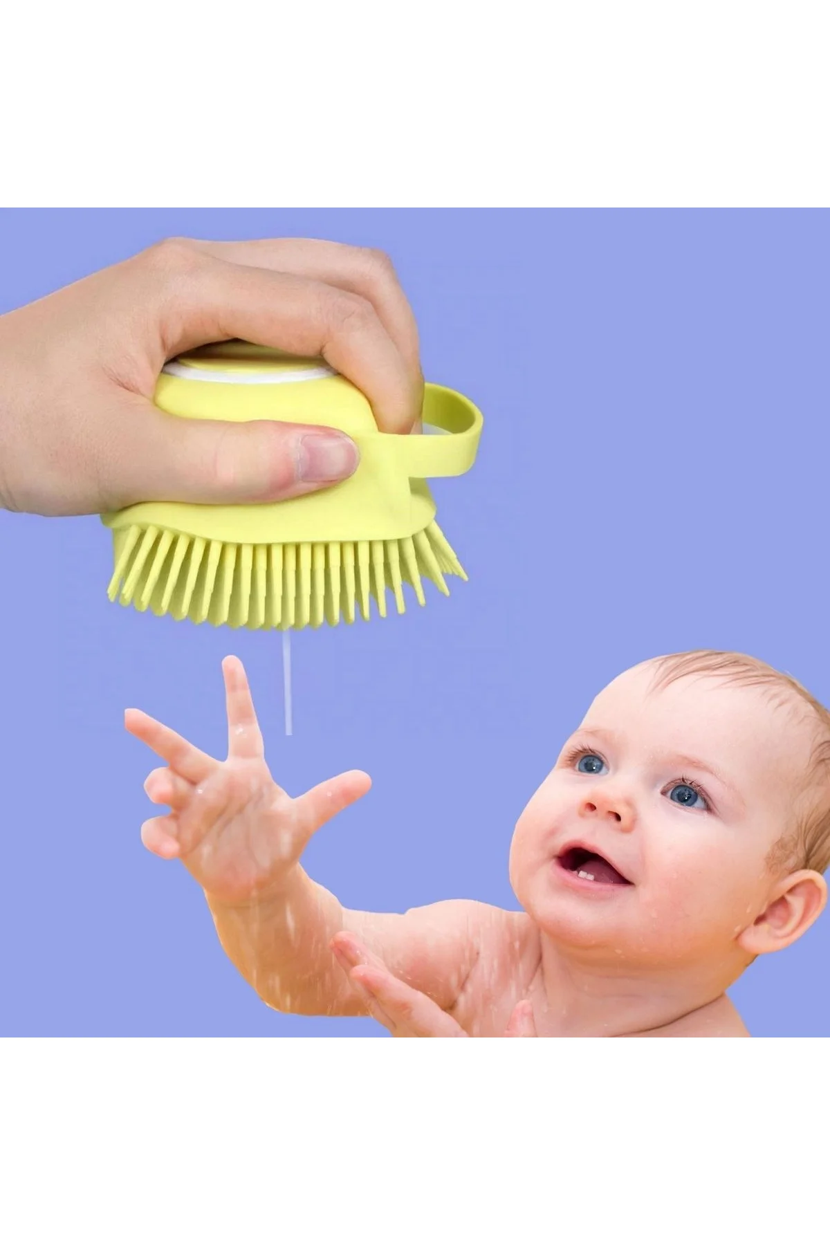 Yumuşak Silikon Malzemeli Esnek Jel Hazneli Masaj Fonksiyonlu Etkili Banyo Duş Kese Lifi (4741) - Just Cheap Store Görsel 2