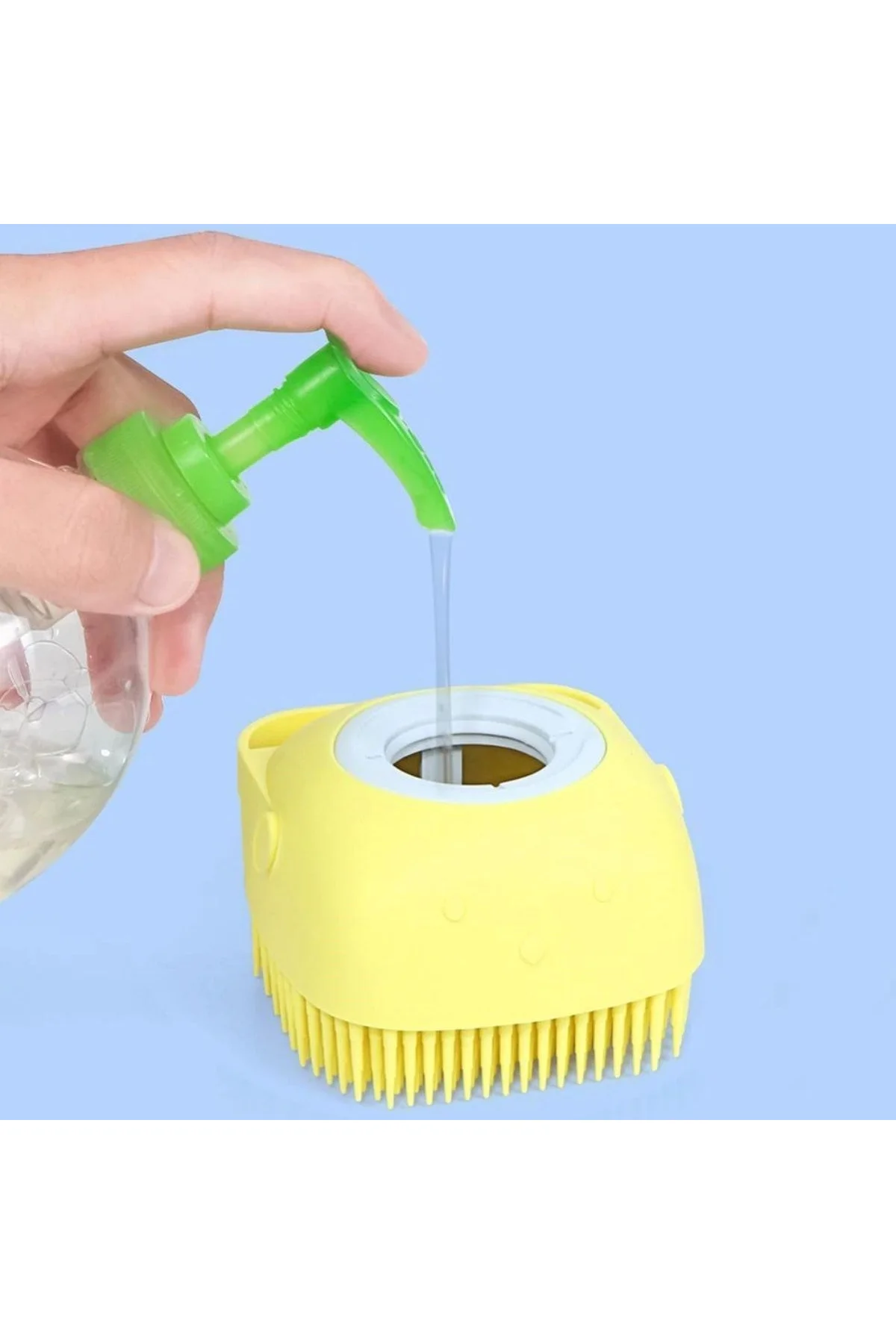 Yumuşak Silikon Malzemeli Esnek Jel Hazneli Masaj Fonksiyonlu Etkili Banyo Duş Kese Lifi (4741) - Just Cheap Store Görsel 3