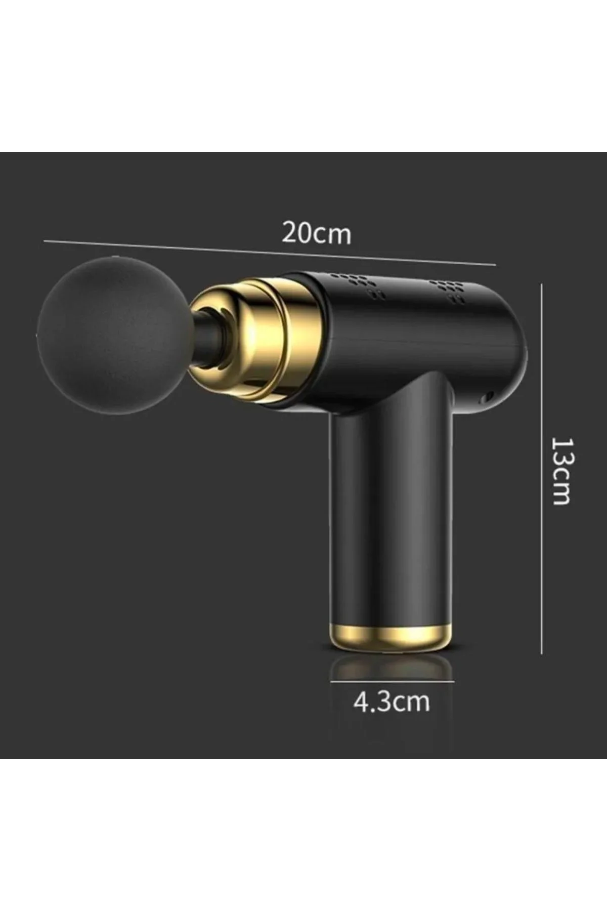 4 Başlıklı USB Şarj Olabilen Masaj Tabancası (4741) - Just Cheap Store Görsel 4