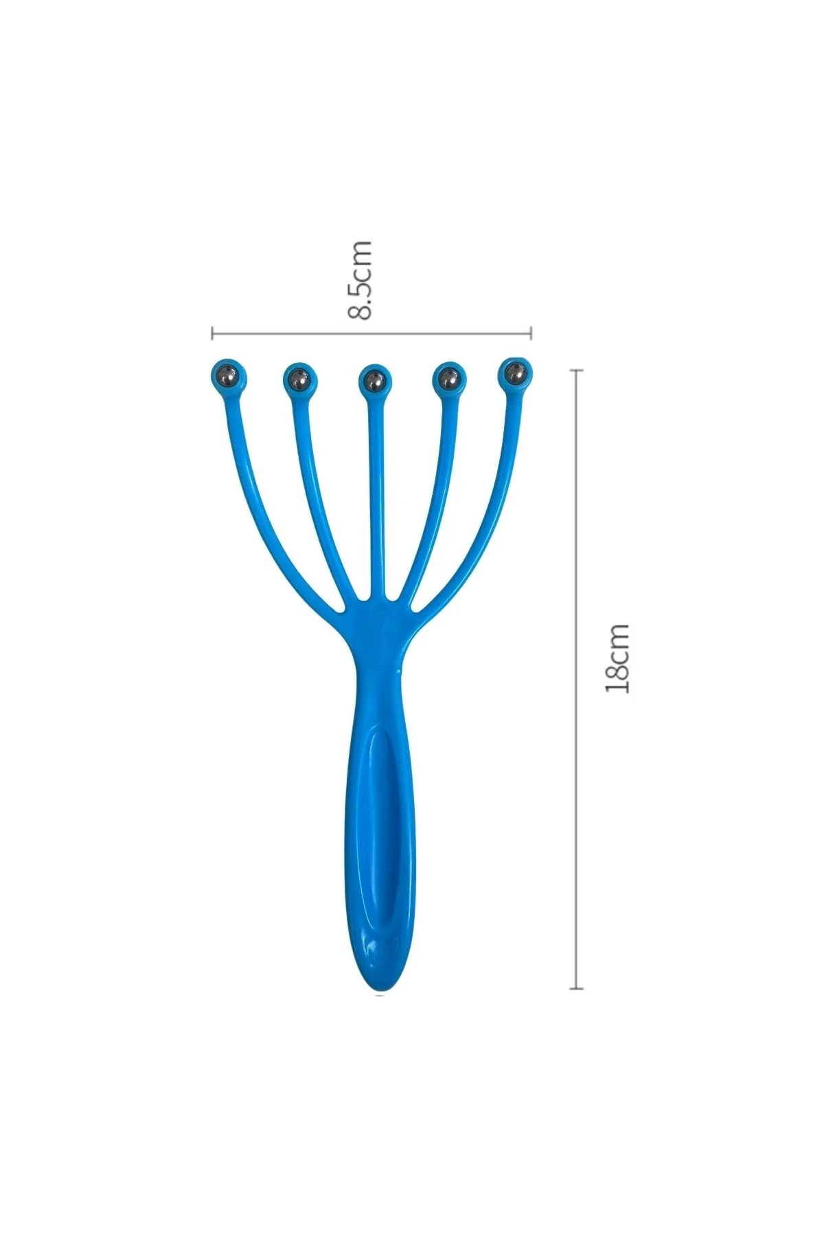 Çok Fonksiyonlu 5 Uçlu Bilyeli Baş Boyun Bacak Kol Masaj Alet Rahatlatıcı Kafa Masaj Aparatı (4741) - Just Cheap Store Görsel 3