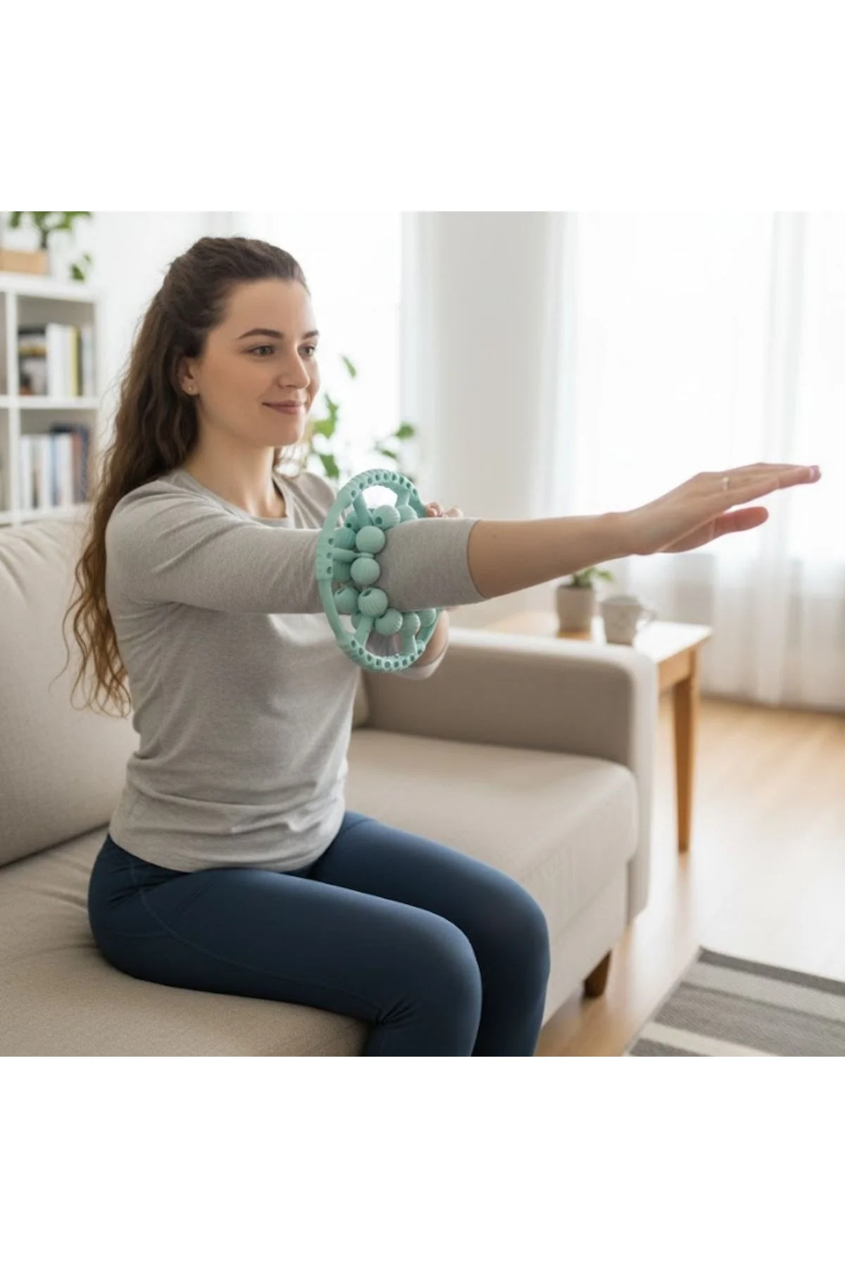 20 Tekerlekli Ayarlanabilir Bacak ve Kol Masaj Aleti – 360° Tam Daire Derin Doku Kas ve Lenfatik Mas - Just Cheap Store Görsel 3