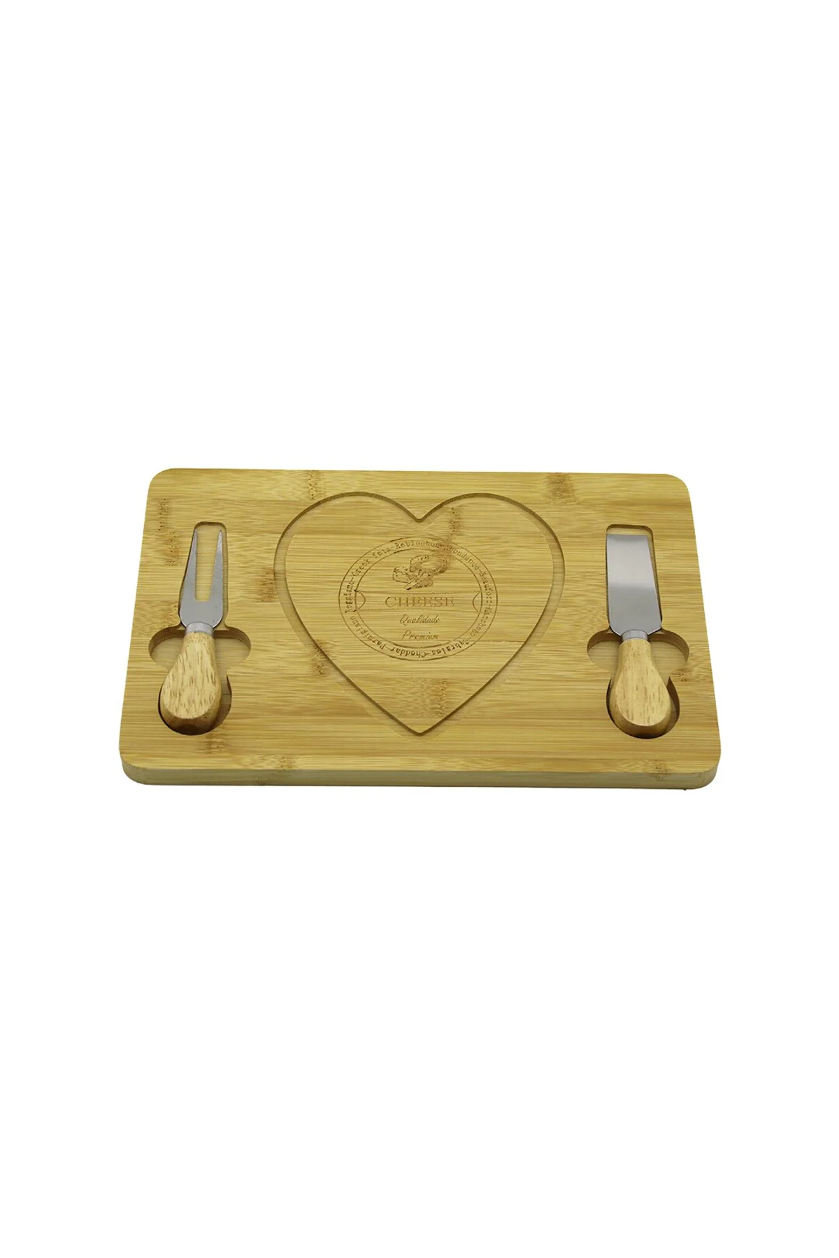 KALPLİ BIÇAK SAĞ-SOLAHŞAP BAMBU KAHVALTI PEYNİR SUNUM PANO2 BIÇAK=AHŞAP SAP19X29CM-1.5CM (4741)