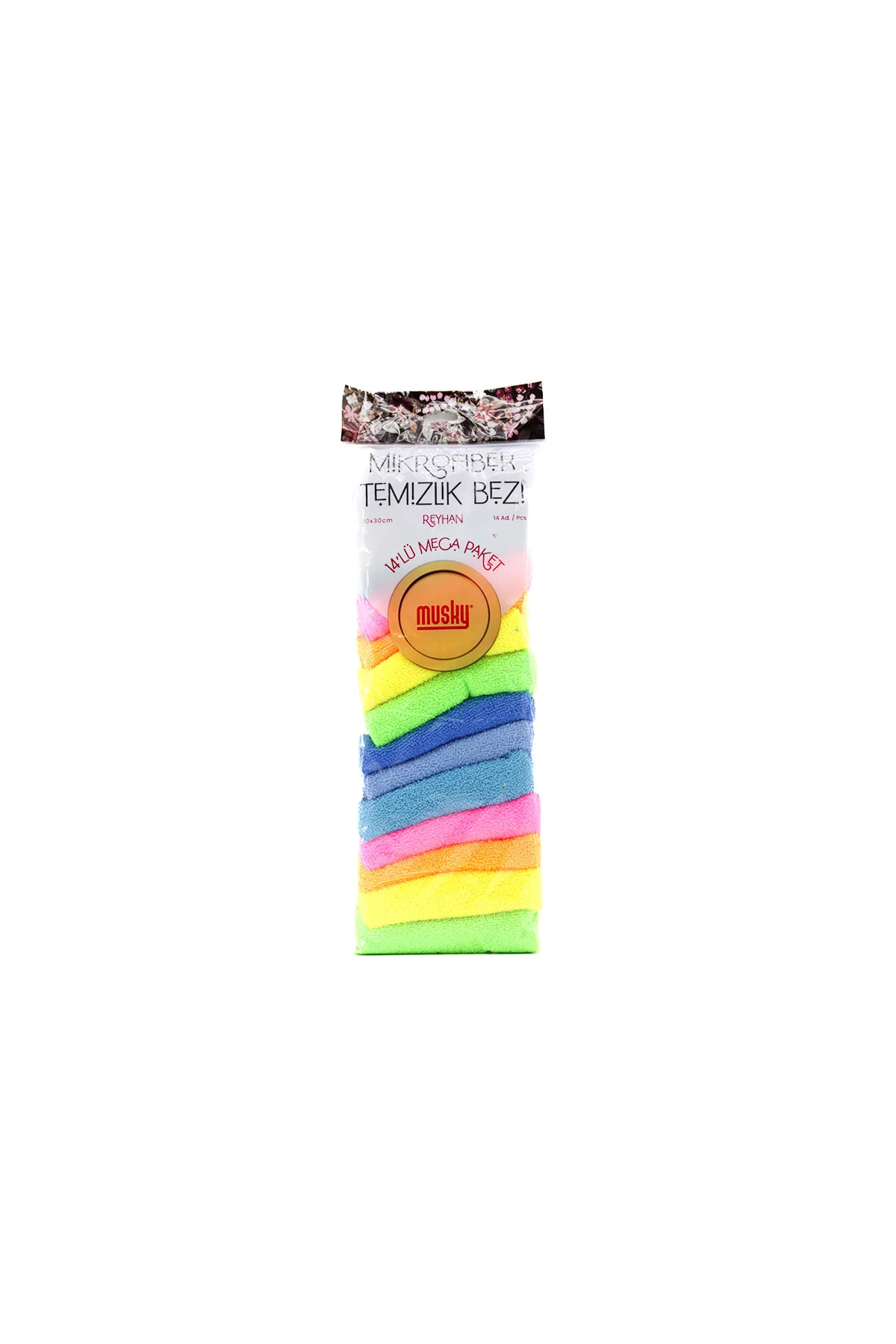 14PCS MİKROFİBER TEMİZLİK BEZİ 30X30CM (4741) - Just Cheap Store Görsel 3