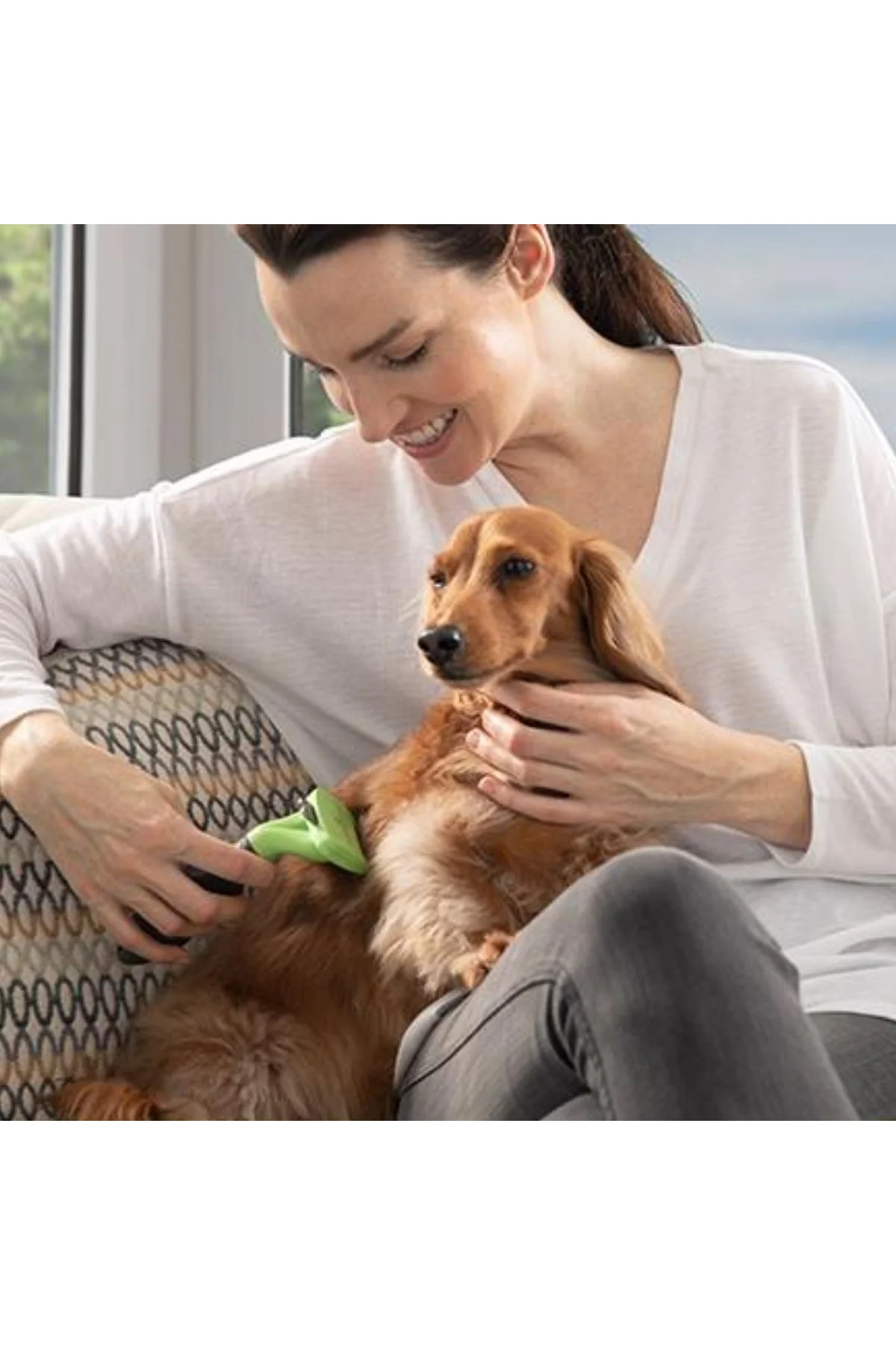 Kedi ve Köpekler İçin Uzun Tüylü Köpek Tarağı Tüy Toplayıcı tarak Small (4741) - Just Cheap Store Görsel 2