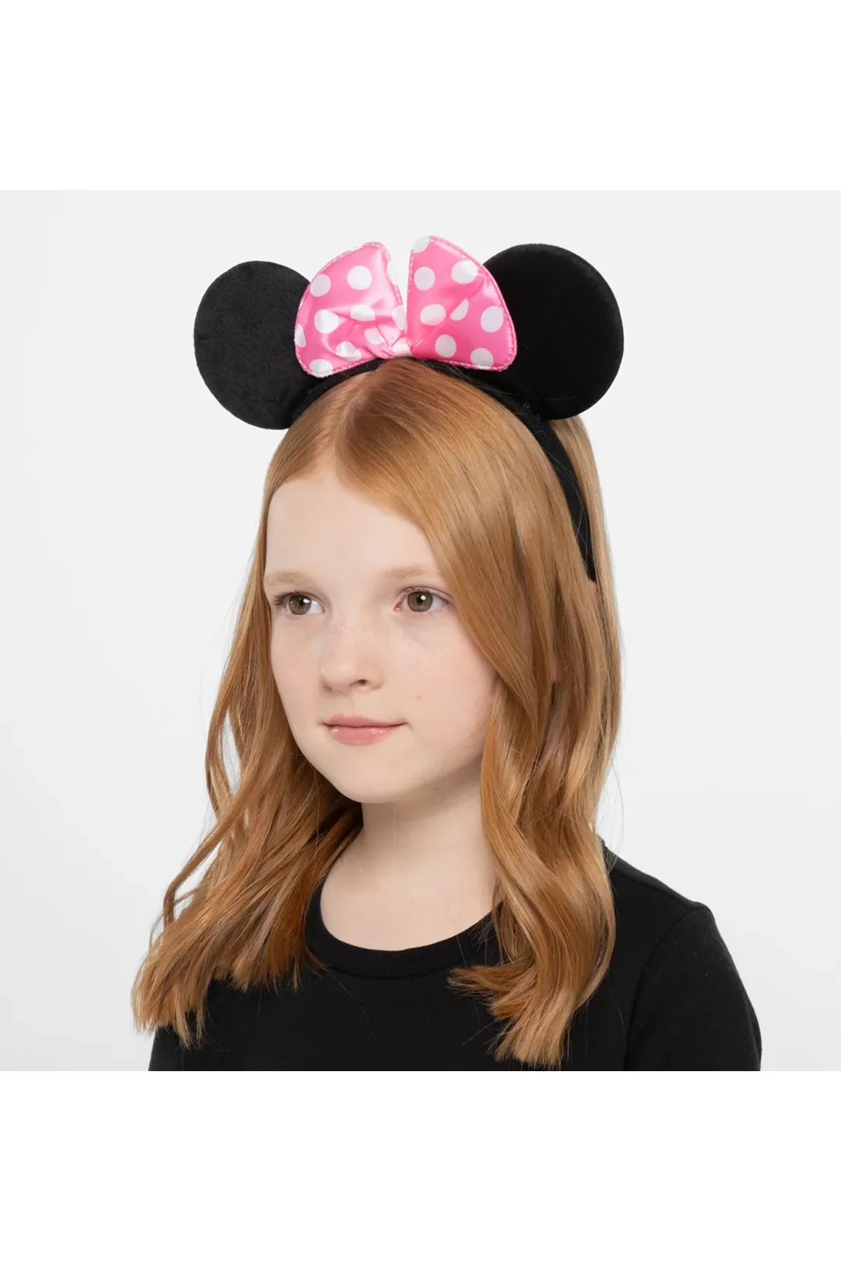 Pembe Fiyonklu Minnie Mouse Tacı Mini Kulak (4741) - Just Cheap Store Görsel 3