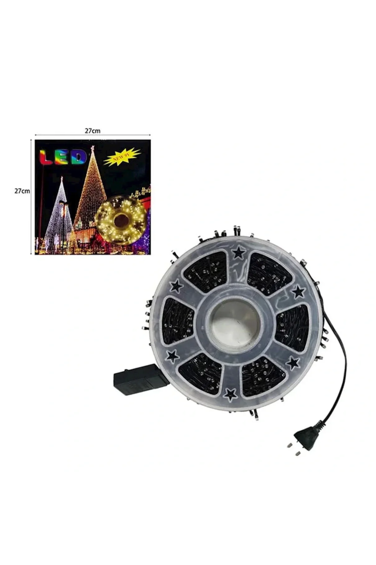 Renkli Vip Profesyonel 25 Metre Renkli LED Işık 220V Fişli Renkli (4741) - Just Cheap Store Görsel 3