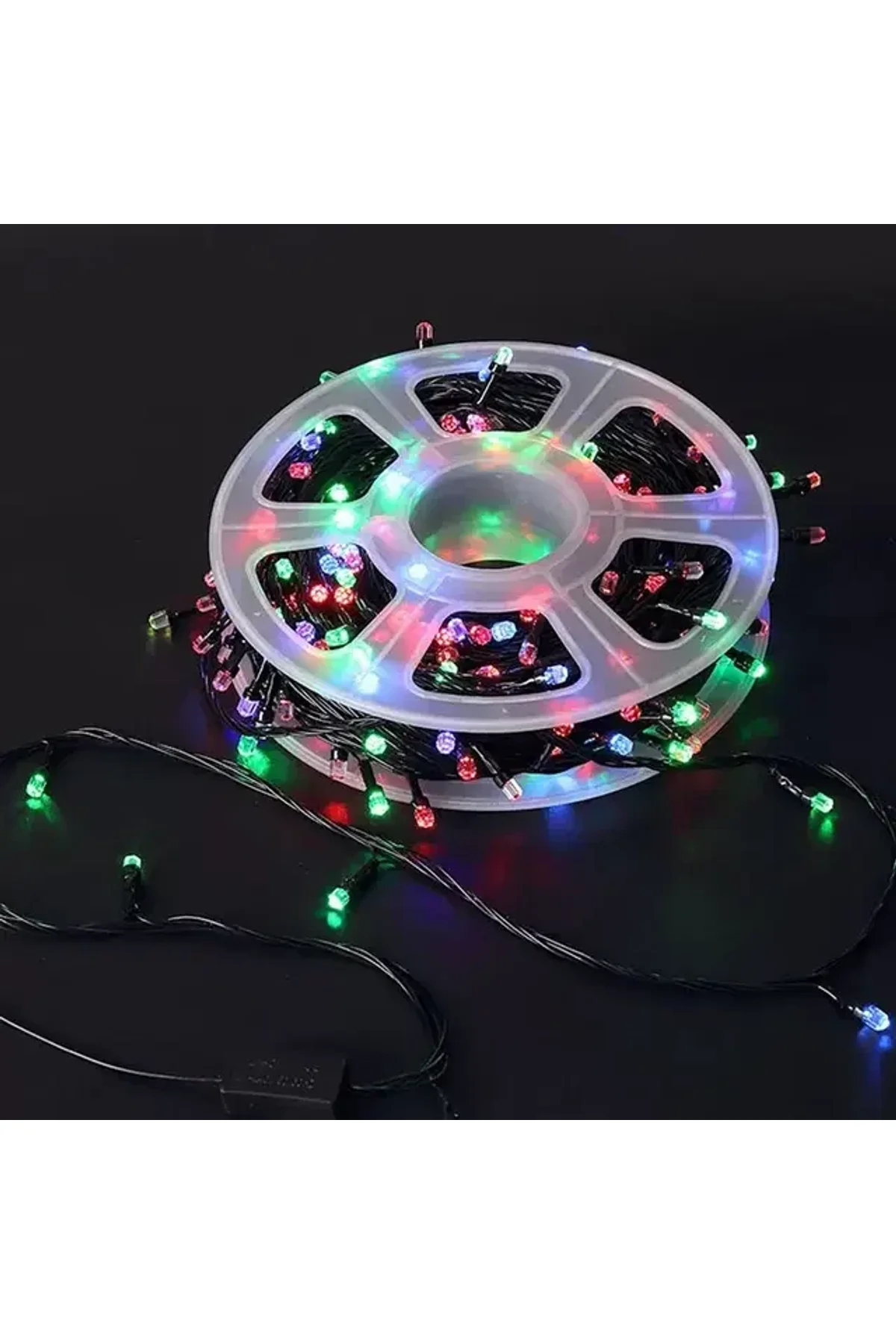 Renkli Vip Profesyonel 25 Metre Renkli LED Işık 220V Fişli Renkli (4741) - Just Cheap Store Görsel 4