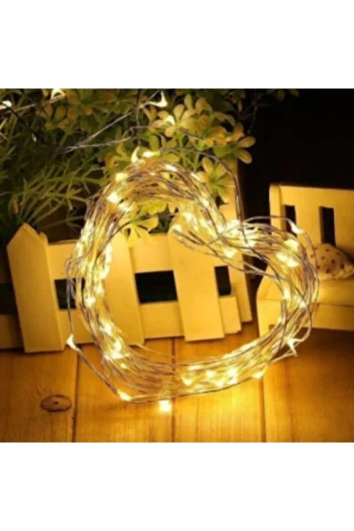 Sarı Peri LED Flaşlı Işık – 3 Metre Dekoratif Oda ve Organizasyon Aydınlatması (4741) - Just Cheap Store Görsel 5