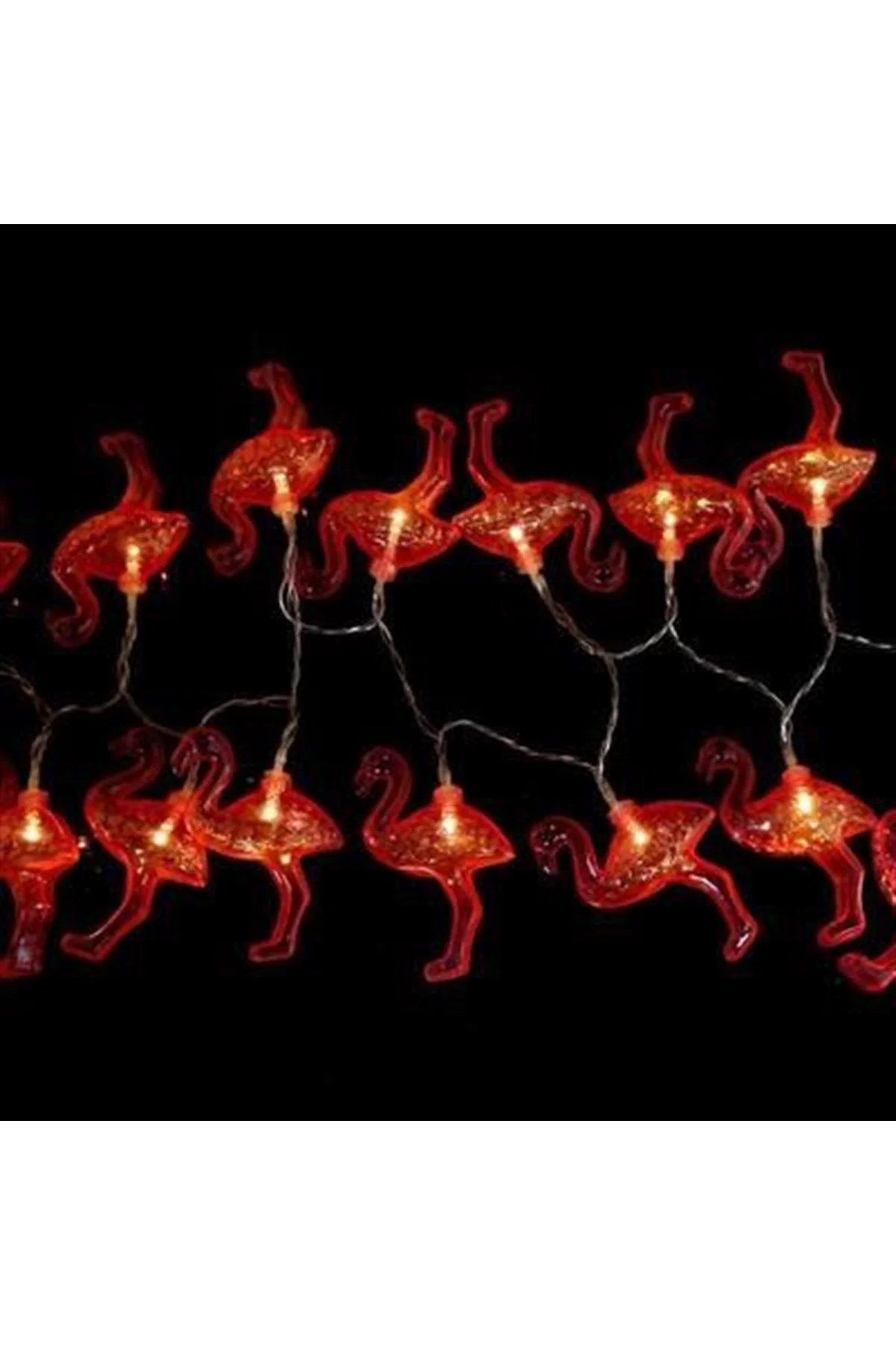 10&amp;apos;lu Pilli Led Flamingo Dekoratif Işık Zinciri Aydınlatma 1,5 Mt (4741) - Just Cheap Store Görsel 5