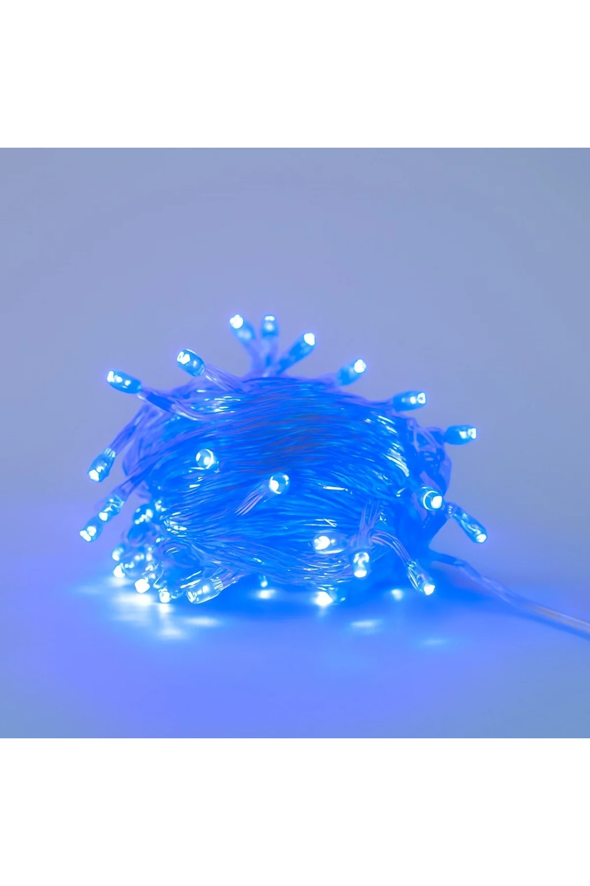 10 Metre 100 Ledli 8 Fonksiyonlu Dekoratif Lambader Mavi Lamba (4741)