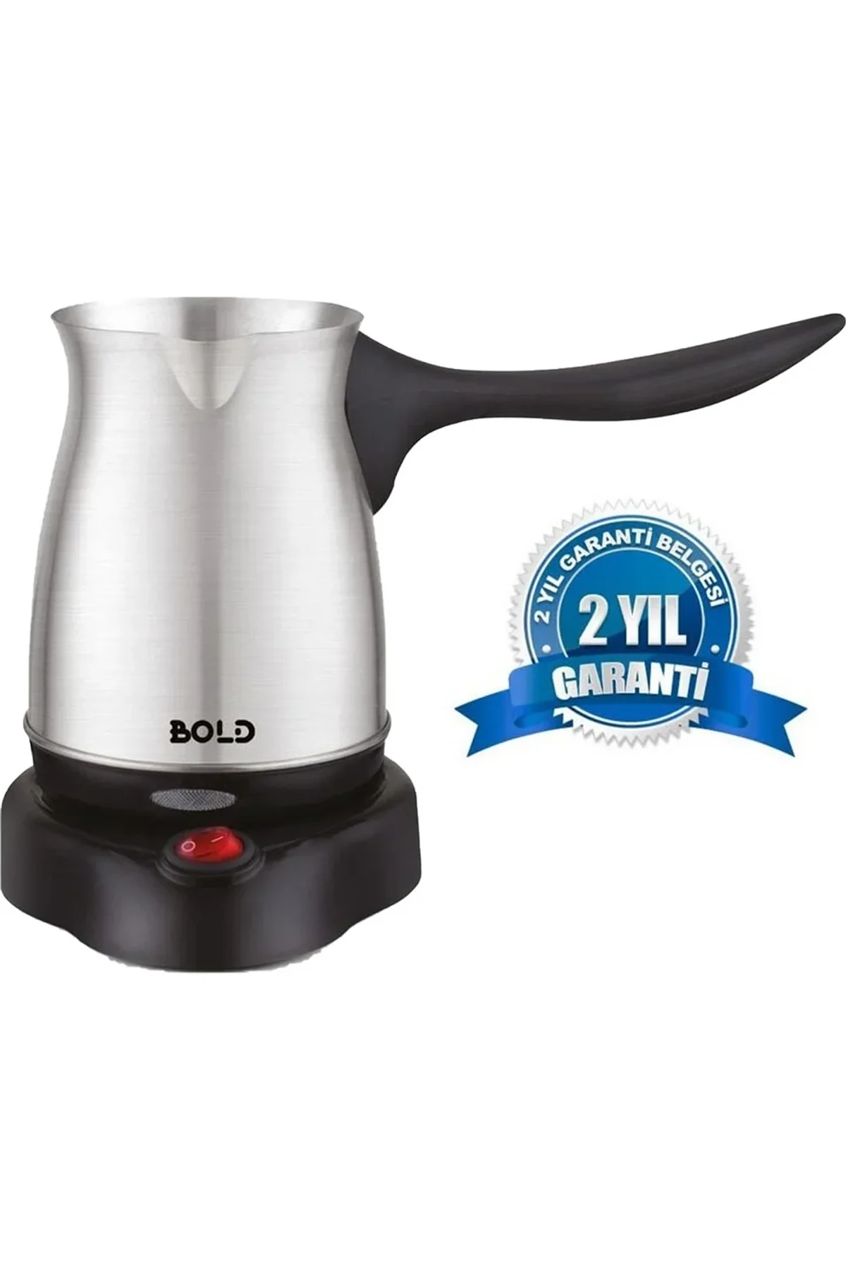 Bold Elektrikli Türk Kahve Pişirme Makinesi Inox Paslanmaz Çelik Cezve (4741) - Just Cheap Store Görsel 2