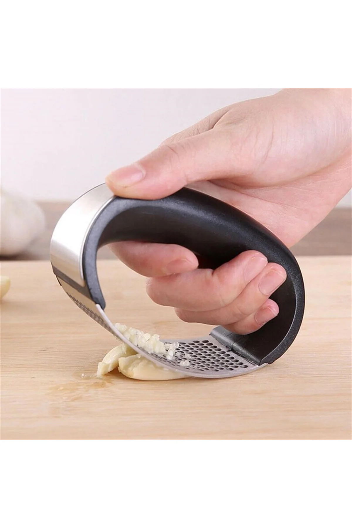 Yeni Sarımsak Ezici Paslanmaz Çelik Garlic Press (4741) - Just Cheap Store Görsel 4