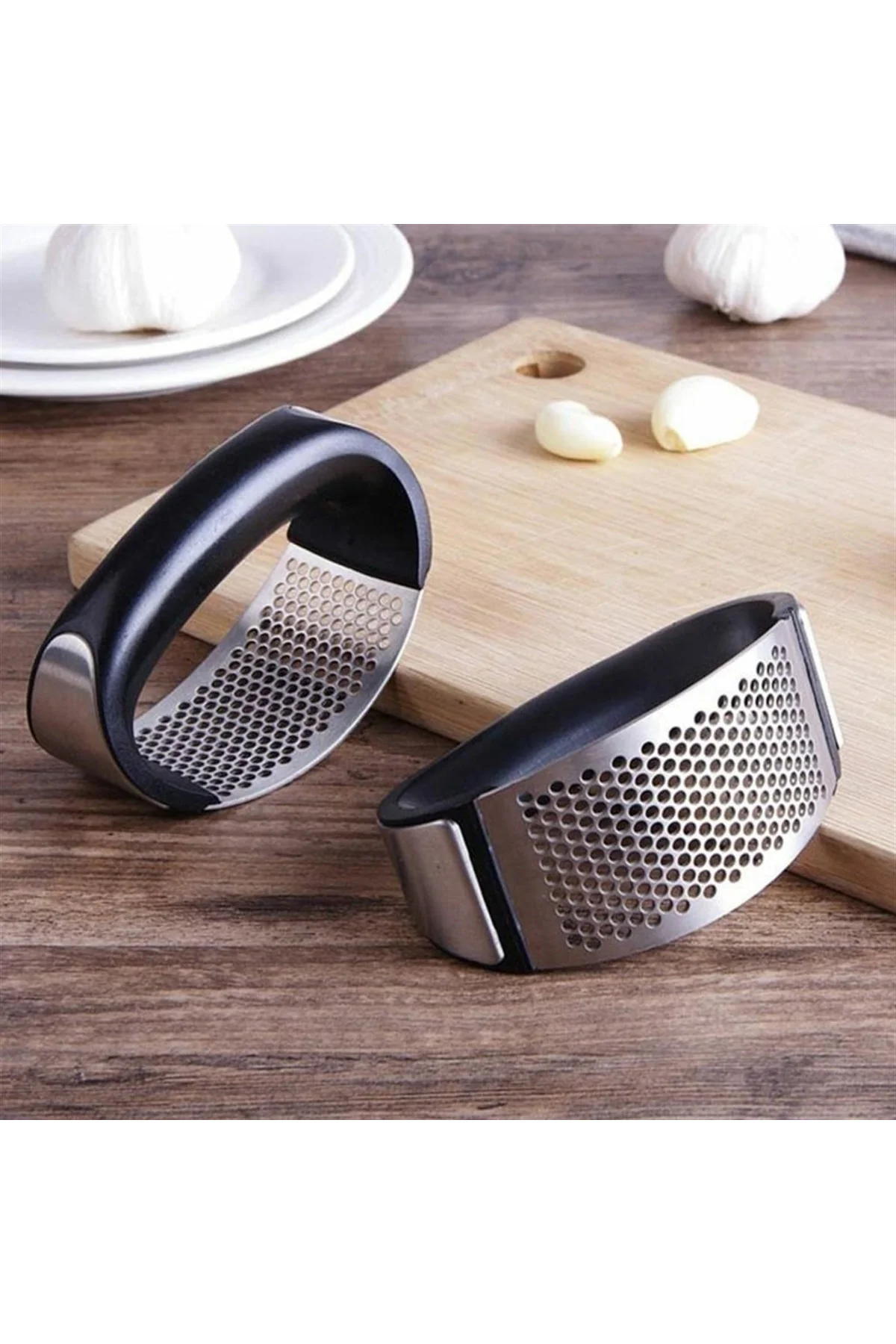 Yeni Sarımsak Ezici Paslanmaz Çelik Garlic Press (4741) - Just Cheap Store Görsel 2