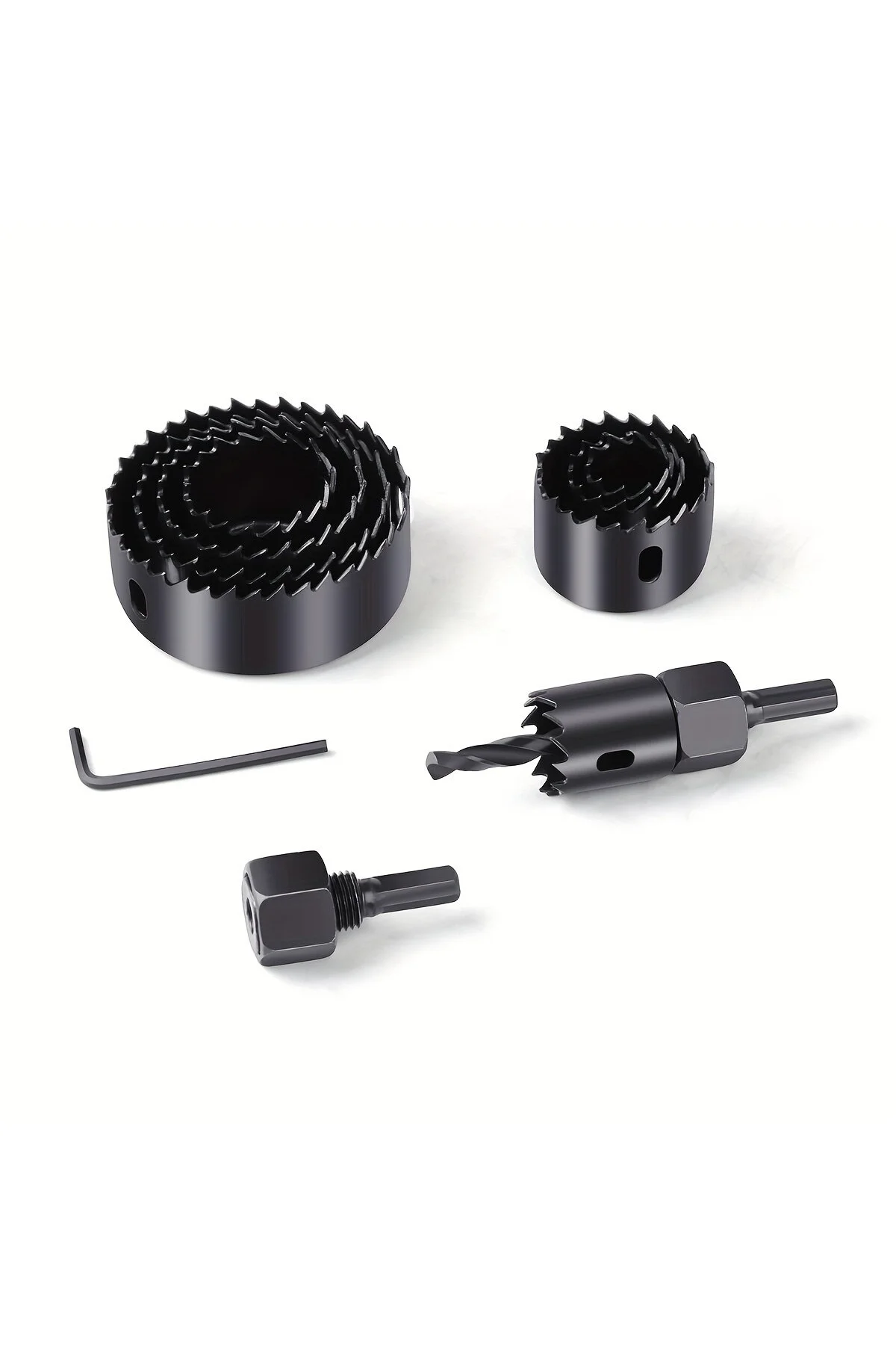 1İN1 BUAT AÇMA PANÇ SETİ METAL - AHŞAP - PVC - ALÇIPAN - PLS. 19-22-29-32-38-44-51-64MM (4741) - Just Cheap Store Görsel 2