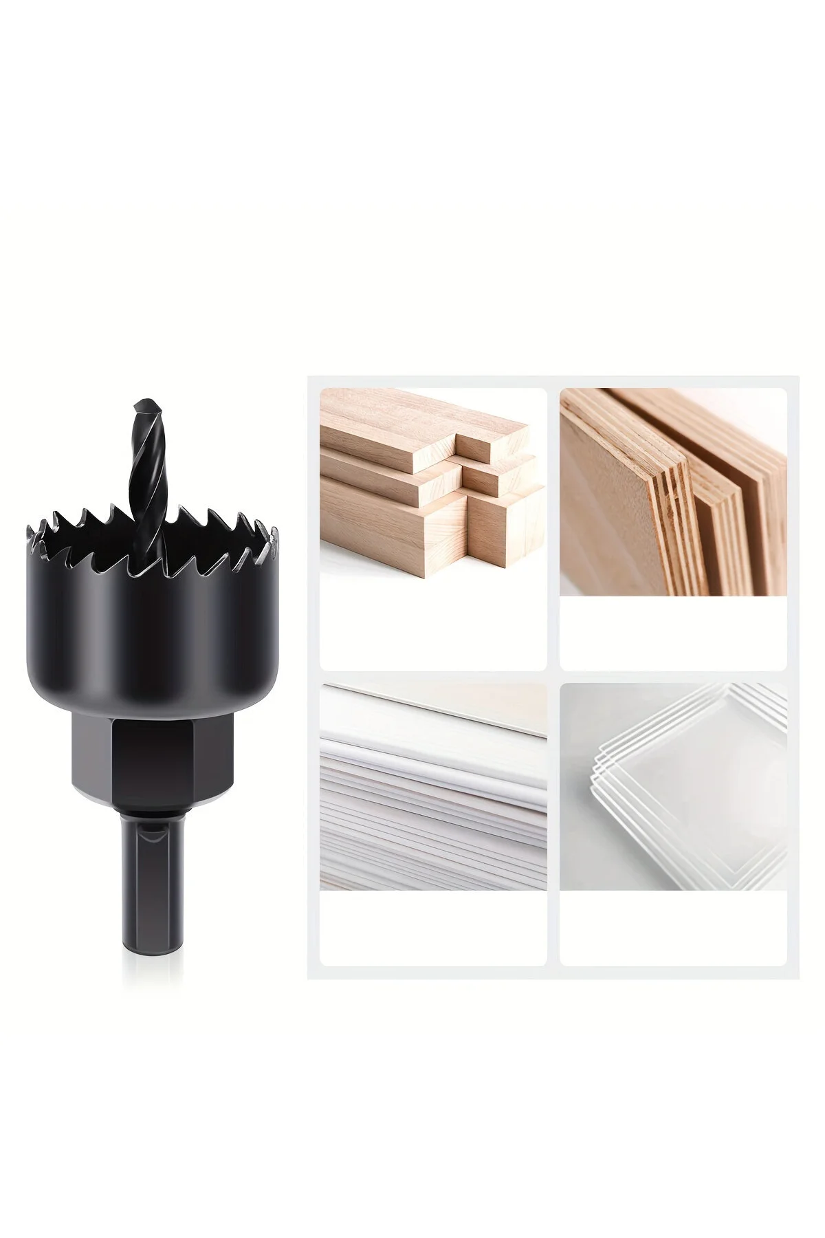 1İN1 BUAT AÇMA PANÇ SETİ METAL - AHŞAP - PVC - ALÇIPAN - PLS. 19-22-29-32-38-44-51-64MM (4741) - Just Cheap Store Görsel 4