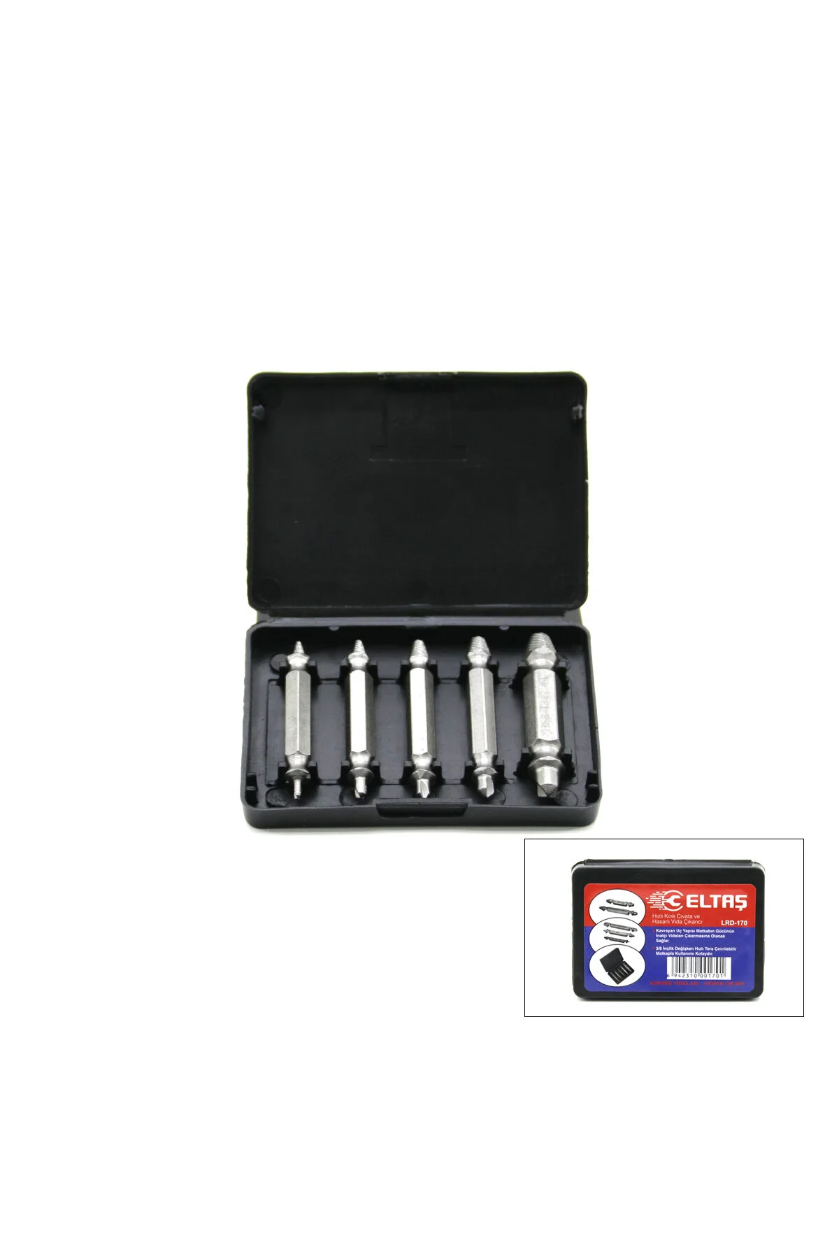 5PCS KLAVUZ UÇ SPEED OUT HASARLI VİDA ÇIKARICI (4741)