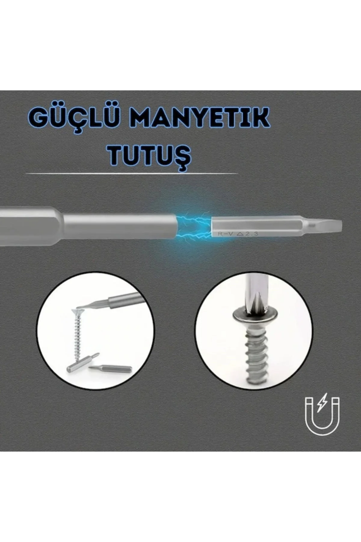 25 Parça 24 farklı uçlu Mıknatıslı 25 in 1 Tornavida Seti (4741) - Just Cheap Store Görsel 4