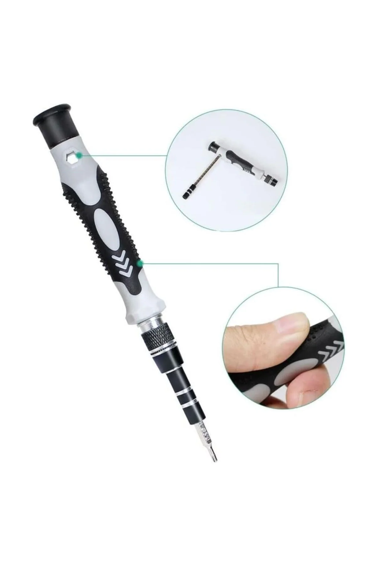 Hassas Tornavida Seti Bilgisayar Pc Telefon Onarım Aracı Seti Manyetik 115 in 1 Tornavida Seti (4741 - Just Cheap Store Görsel 5