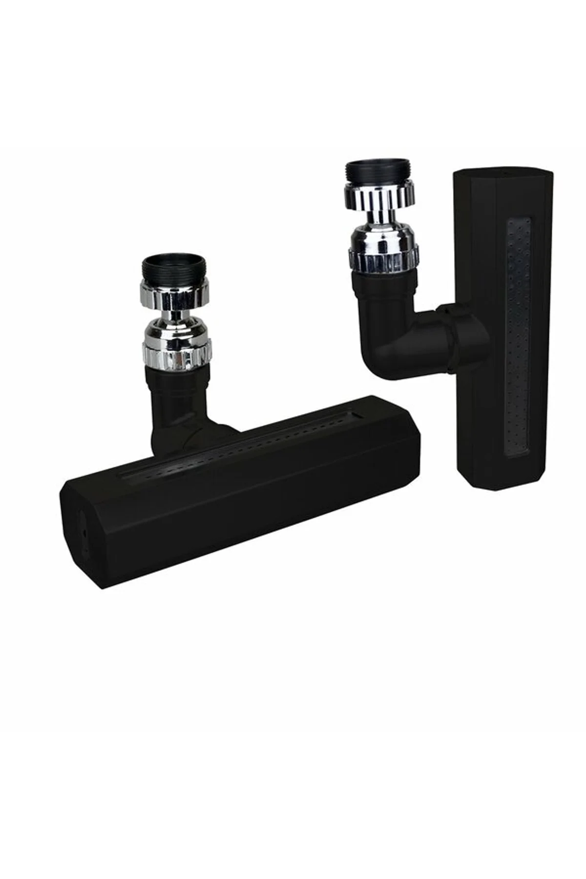 SİYAH GENİŞ 360 DERECE DÖNEBİLENOYNAR BAŞLIK - 4 MOD PERLATÖR ŞELALE MUSLUK UCU KTX-3288 (4741) - Just Cheap Store Görsel 2