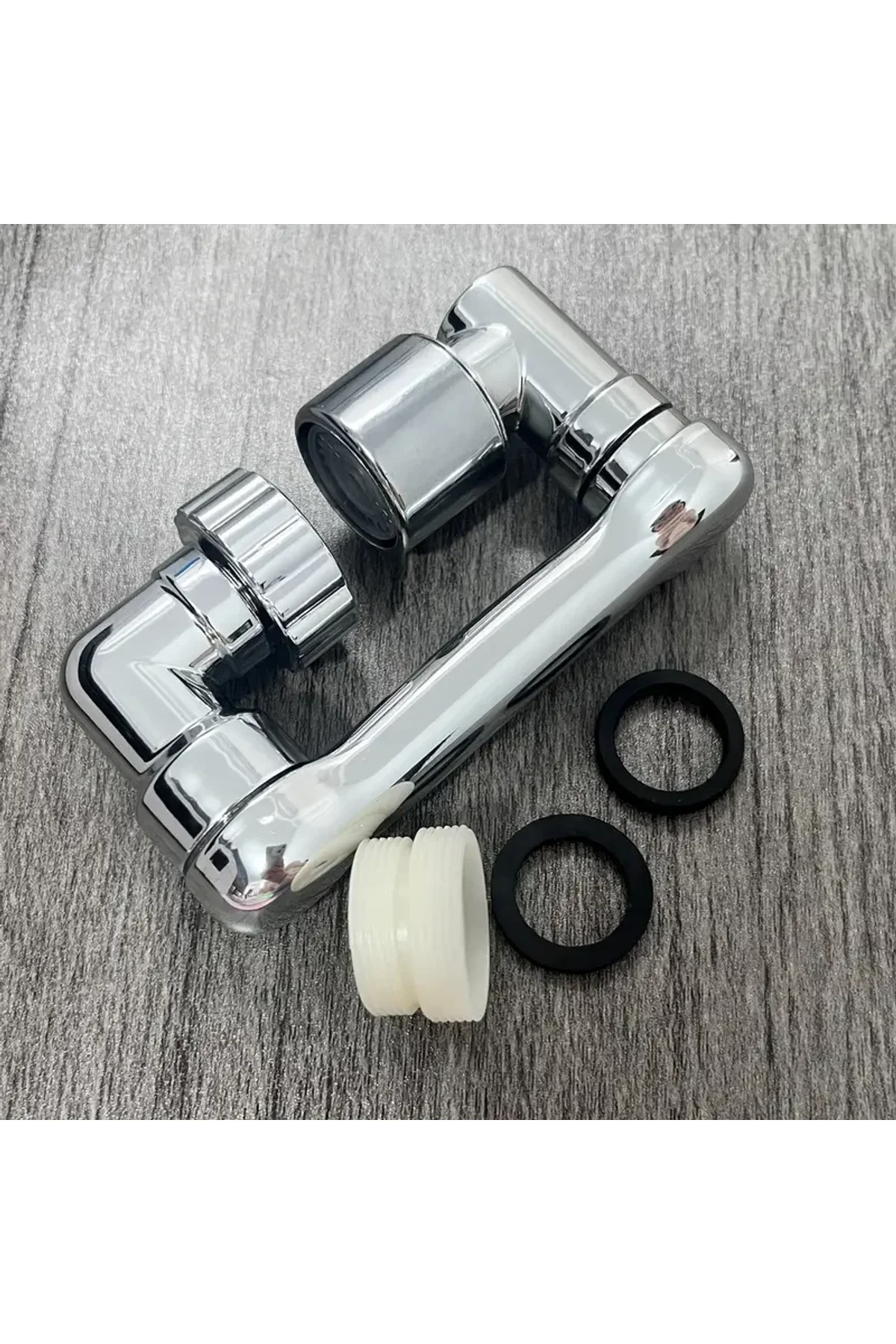 1080 Derece Dönebilen Mutfak ve Lavabo Bataryası Akrobat Musluk Ucu (4741) - Just Cheap Store Görsel 3